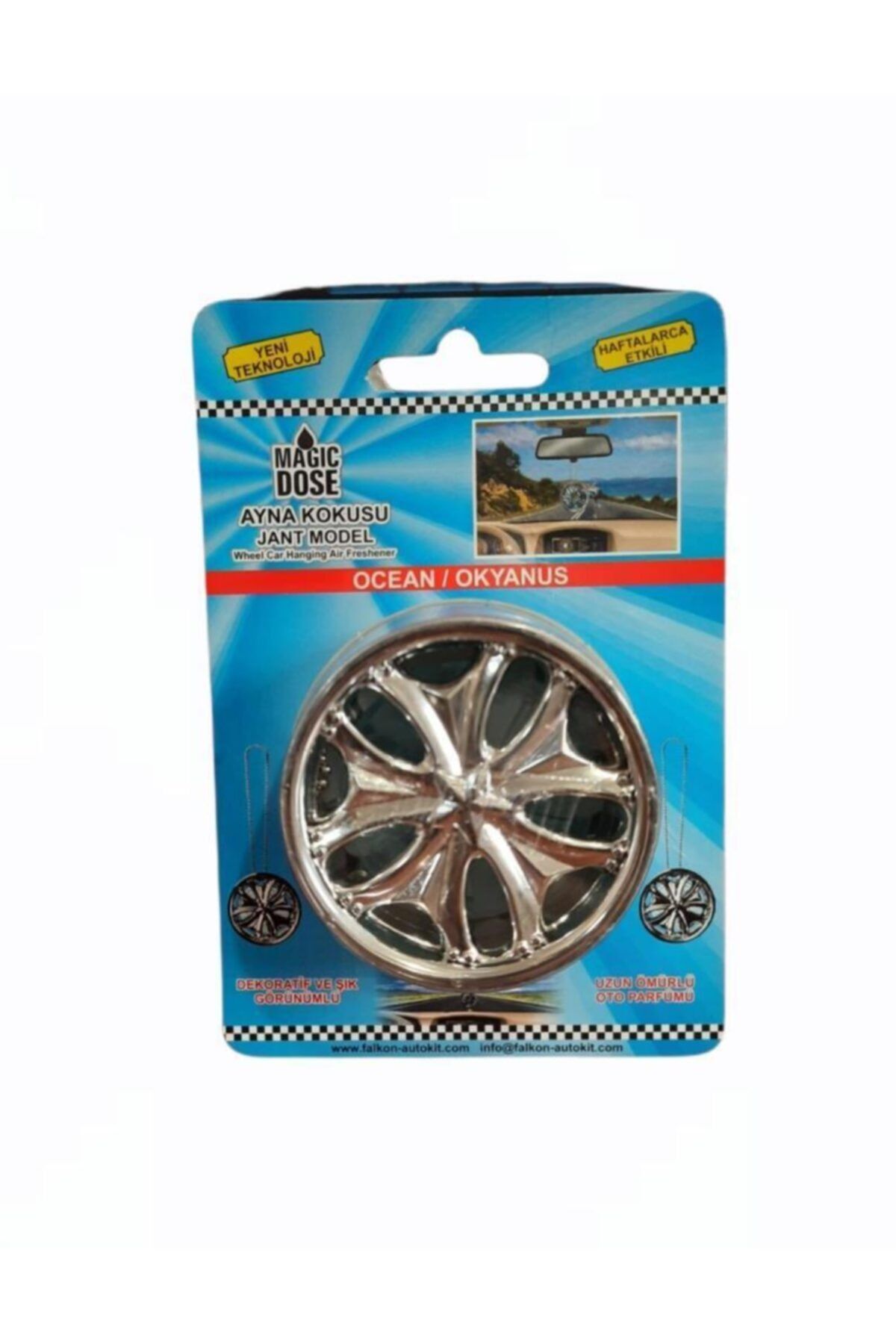 Autokit Magic Dose Asmalı Jant Model Ayna Kokusu \