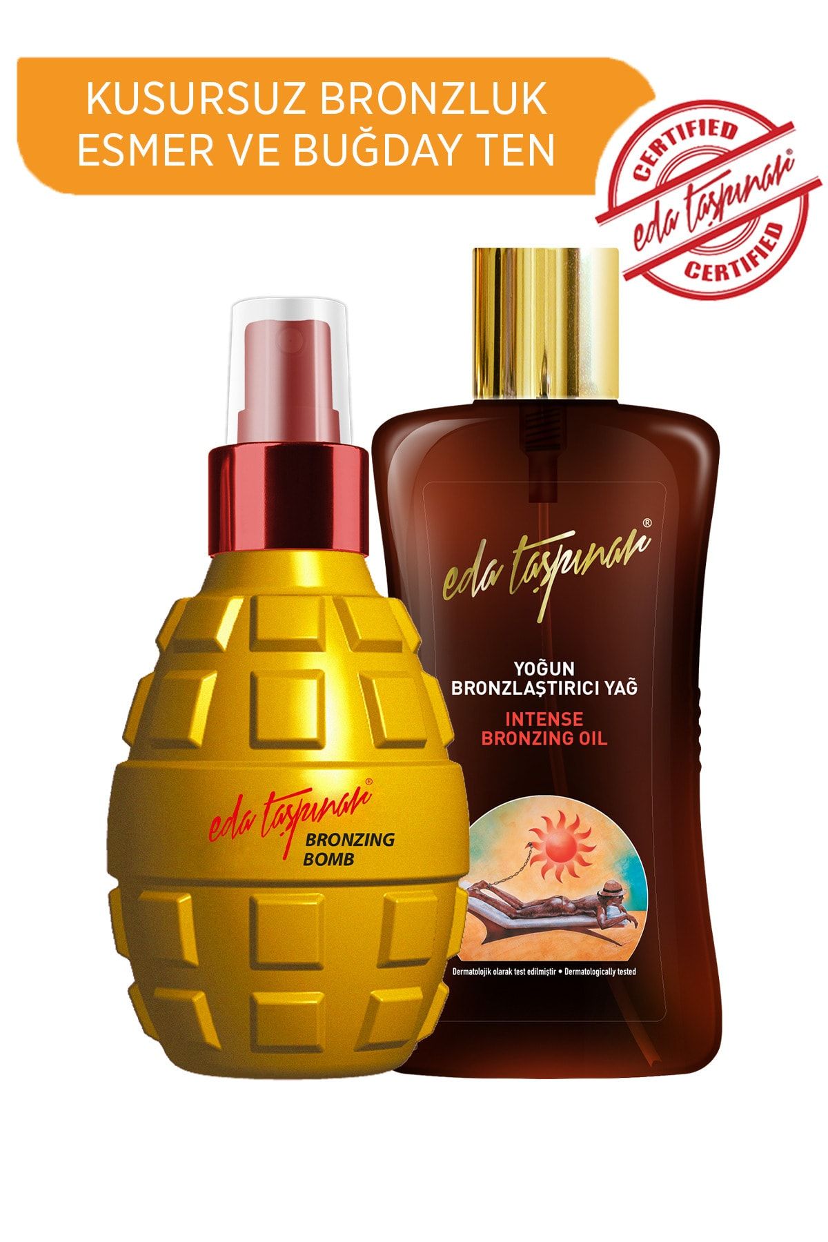 Eda Taşpınar Bronzing Bomb 200ml ve Yoğun Bronzlaştırıcı Yağ Spf 0 200ml