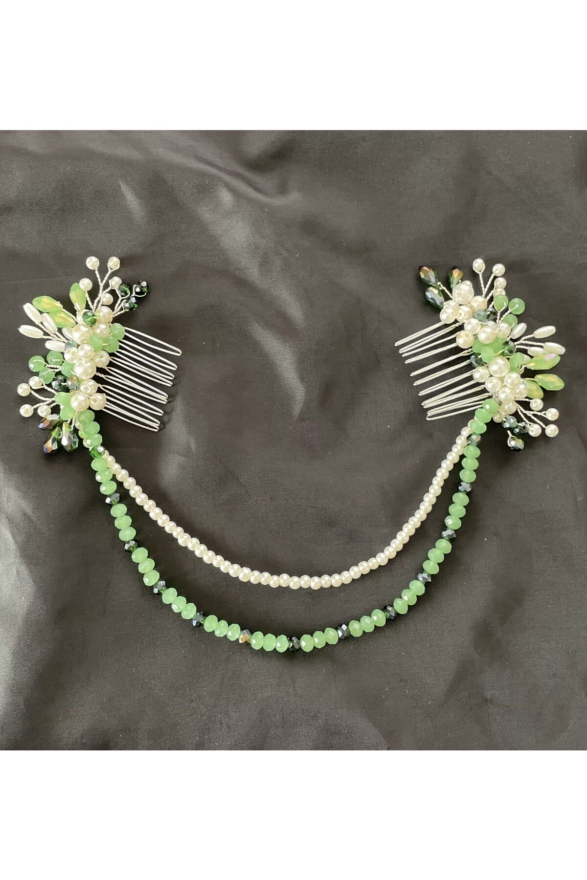 Green discount hair accessories