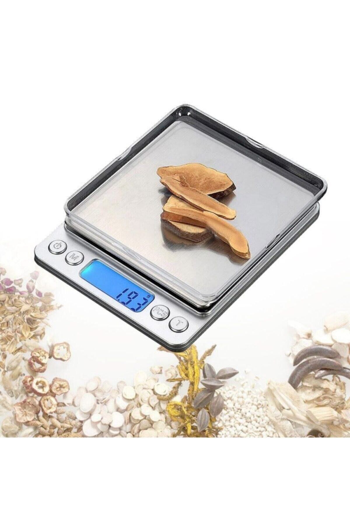 Raicon Mini Dijital Hassas Tartı-mutfak Terazisi Tartı Kuyumcu Tartısı 2000 Gr - 0,1 Gr