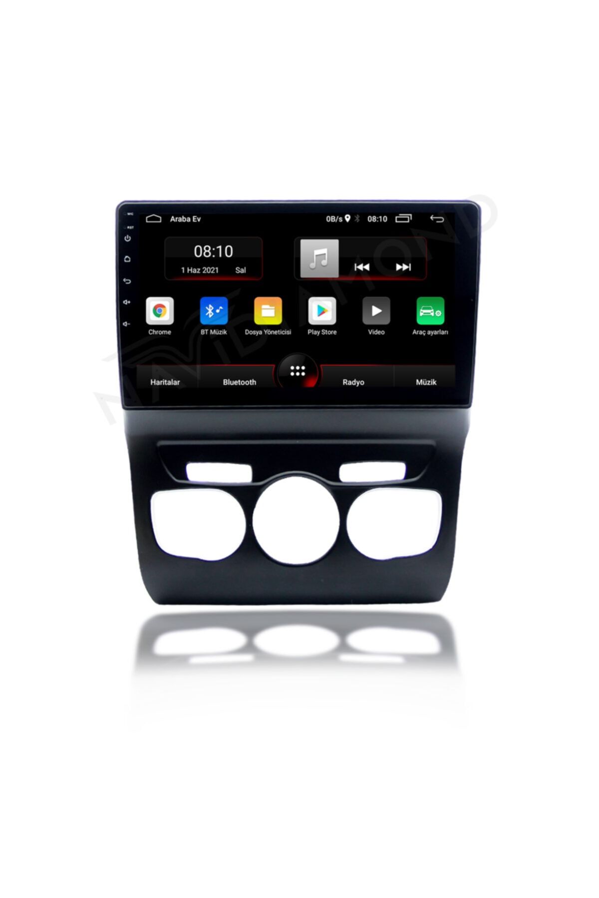 NAVİDİAMOND Citroen C4 2 Gb Ram 16 Gb Hafıza Android 9.1 Multımedia Navigasyon Teyp Uyumlu