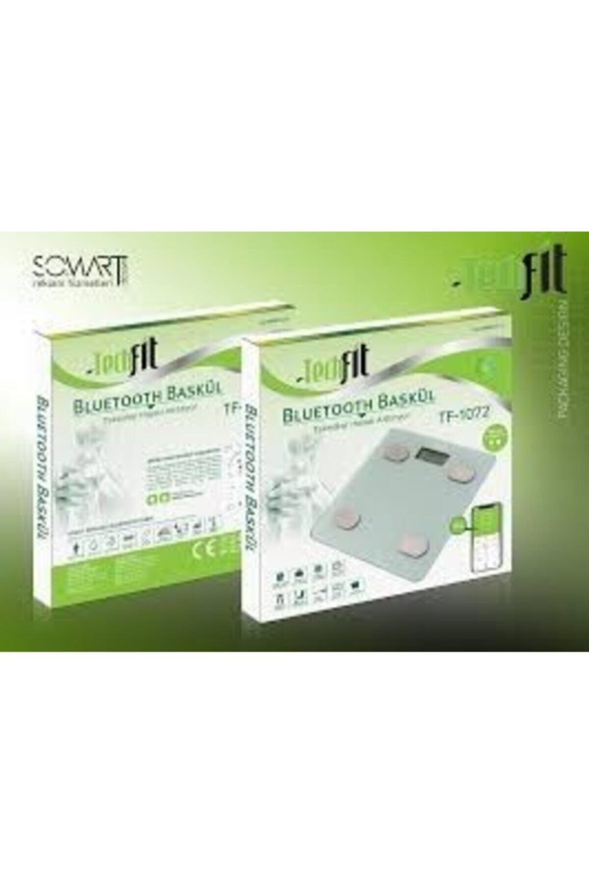 Tech Vücut Analizli Bluetoothlu Dijital Cam Baskül Tf1072