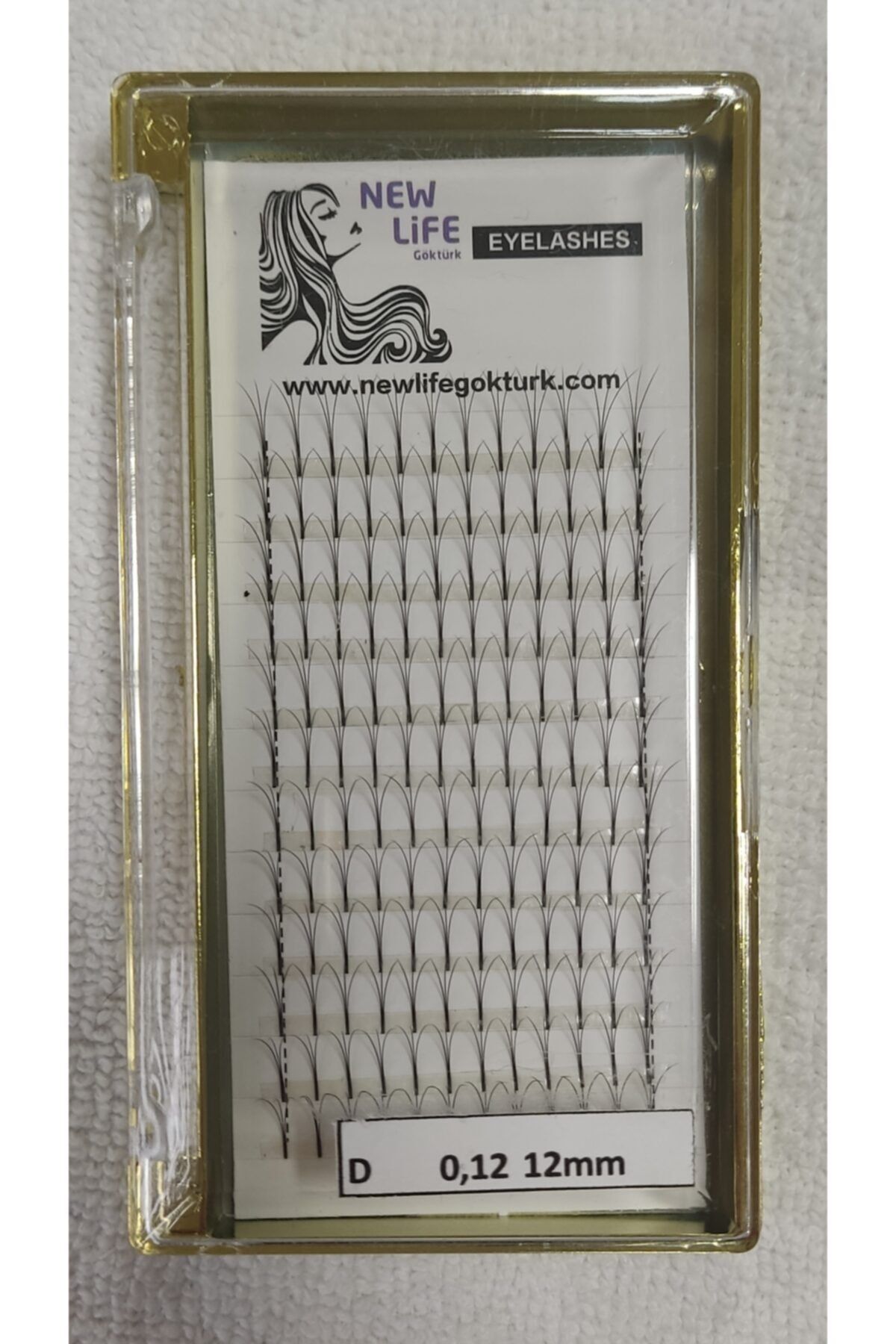 New Life 3d Ipek Kirpik D Kıvrım 0,12 Kalınlık 12mm Uzunluk