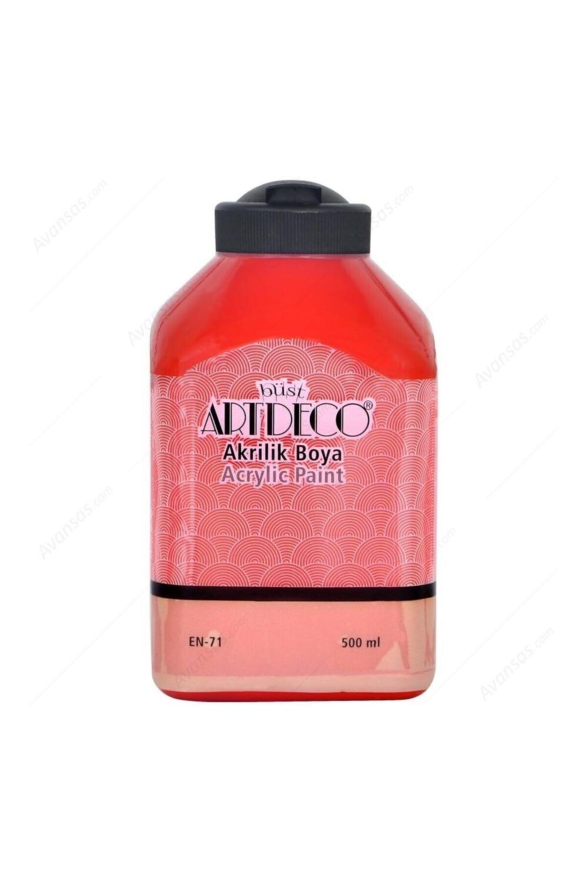 Artdeco 500ml Kırmızı Akrilik Boya 3016