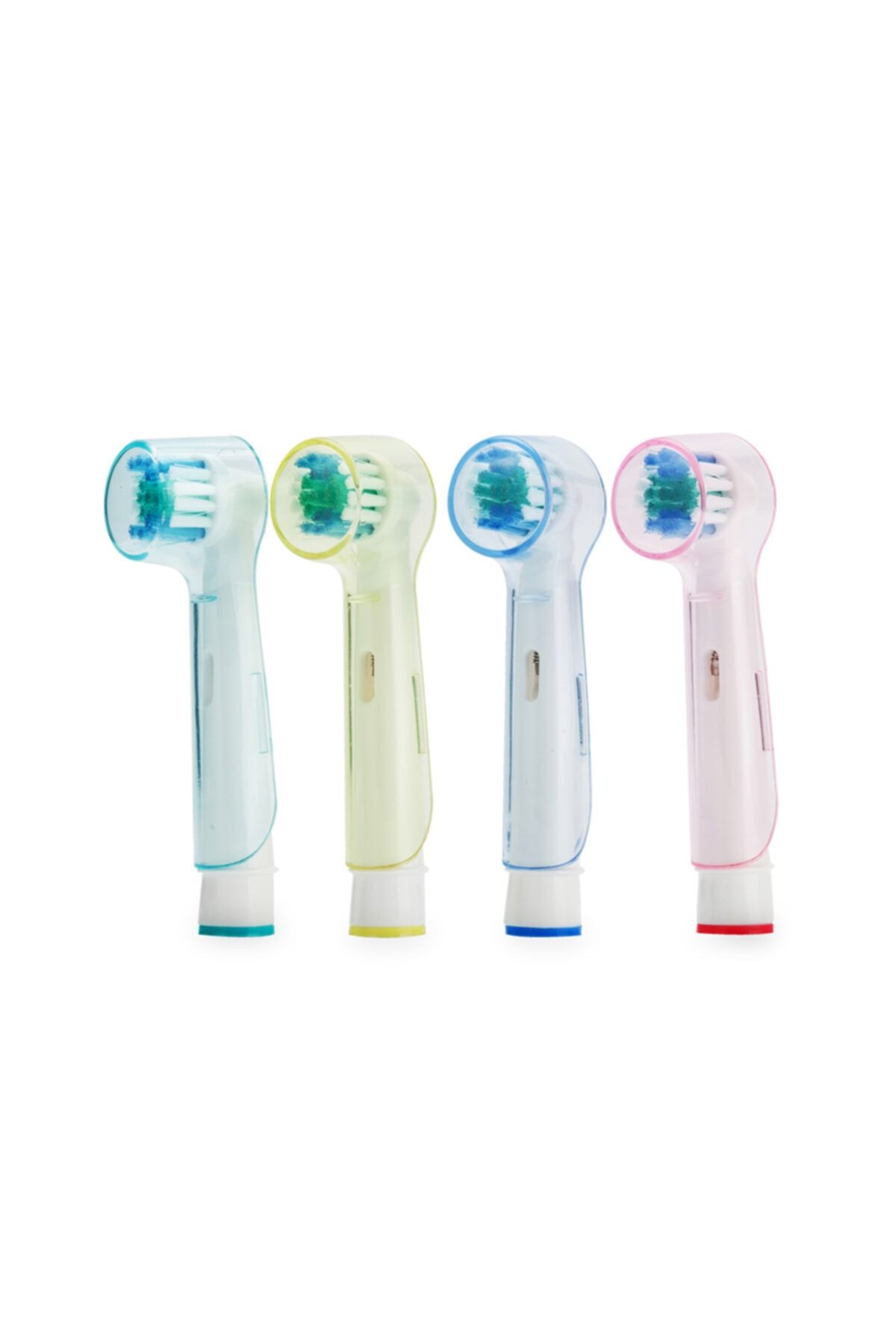 Kyver Oral B Şarjlı Ve Pilli Diş Fırçaları Ile Uyumlu Yedek Başlık Koruyucu Kapak Renkli 4’lü Set