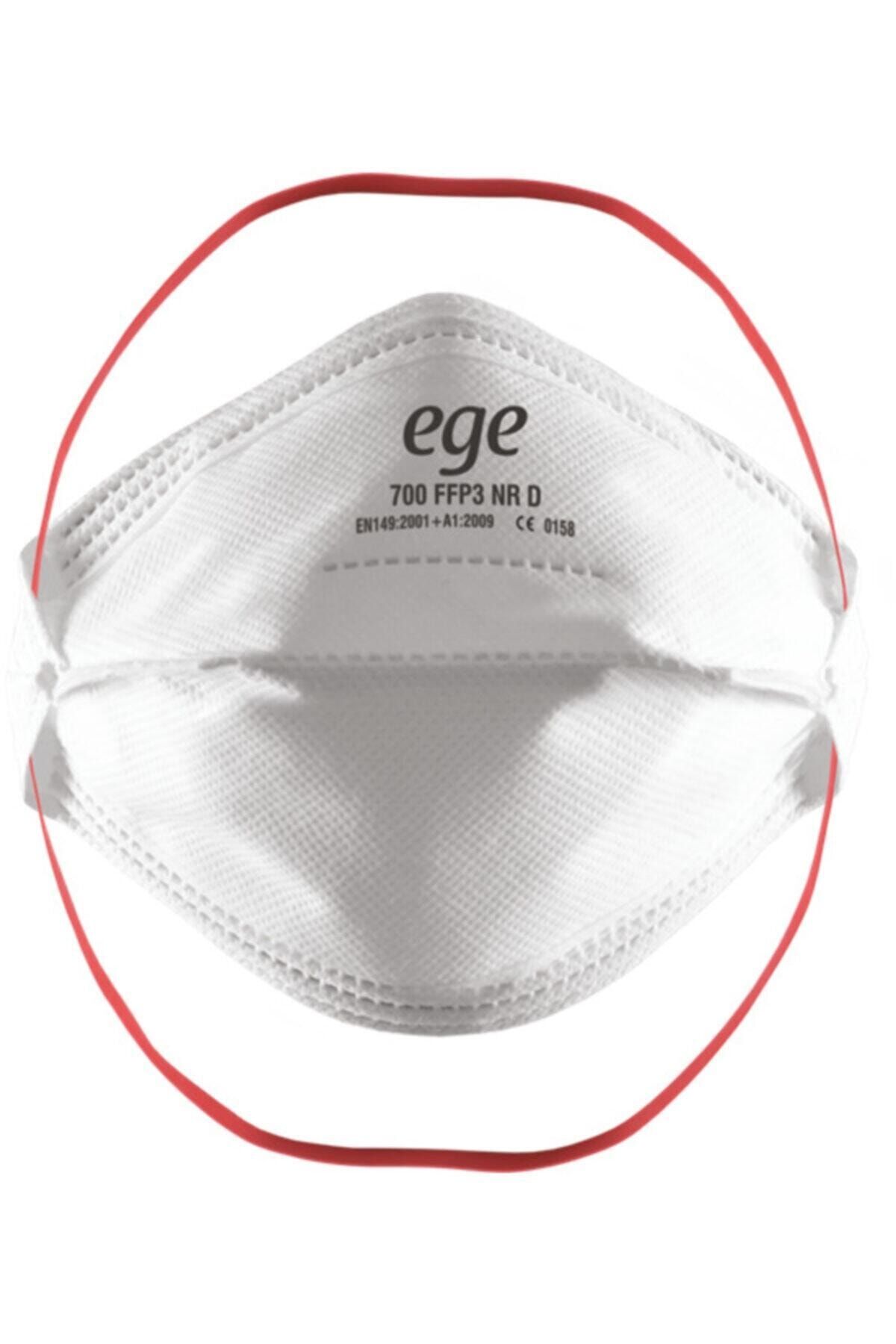EGE MASKE Ege 700 Ffp3 Maske Ventilsiz Katlanabilir 50 Adet Tekli Paket