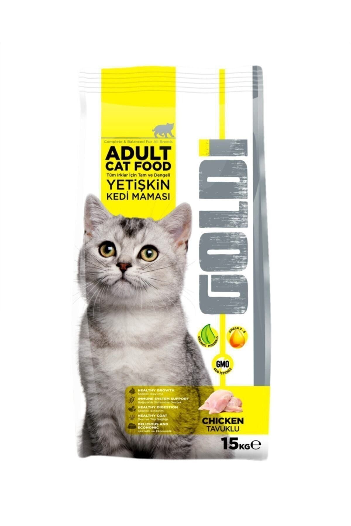 GOLDİ Tavuklu Yetişkin Kedi Maması 15 Kg