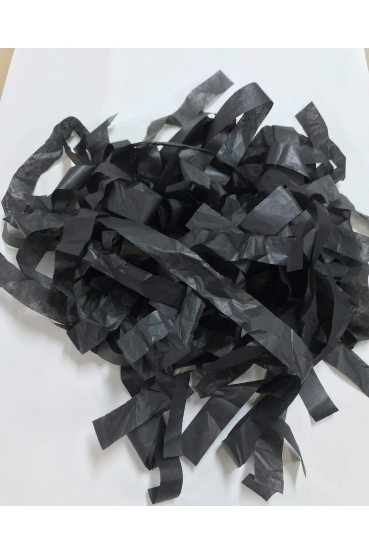 pelurcu 500gr Geniş Ebatlı  Ince Siyah Kırpıntı Pelur