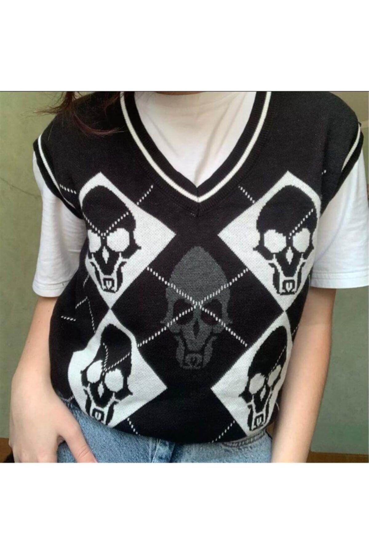Touz Moda Gothic Kuru Kafa Süveter