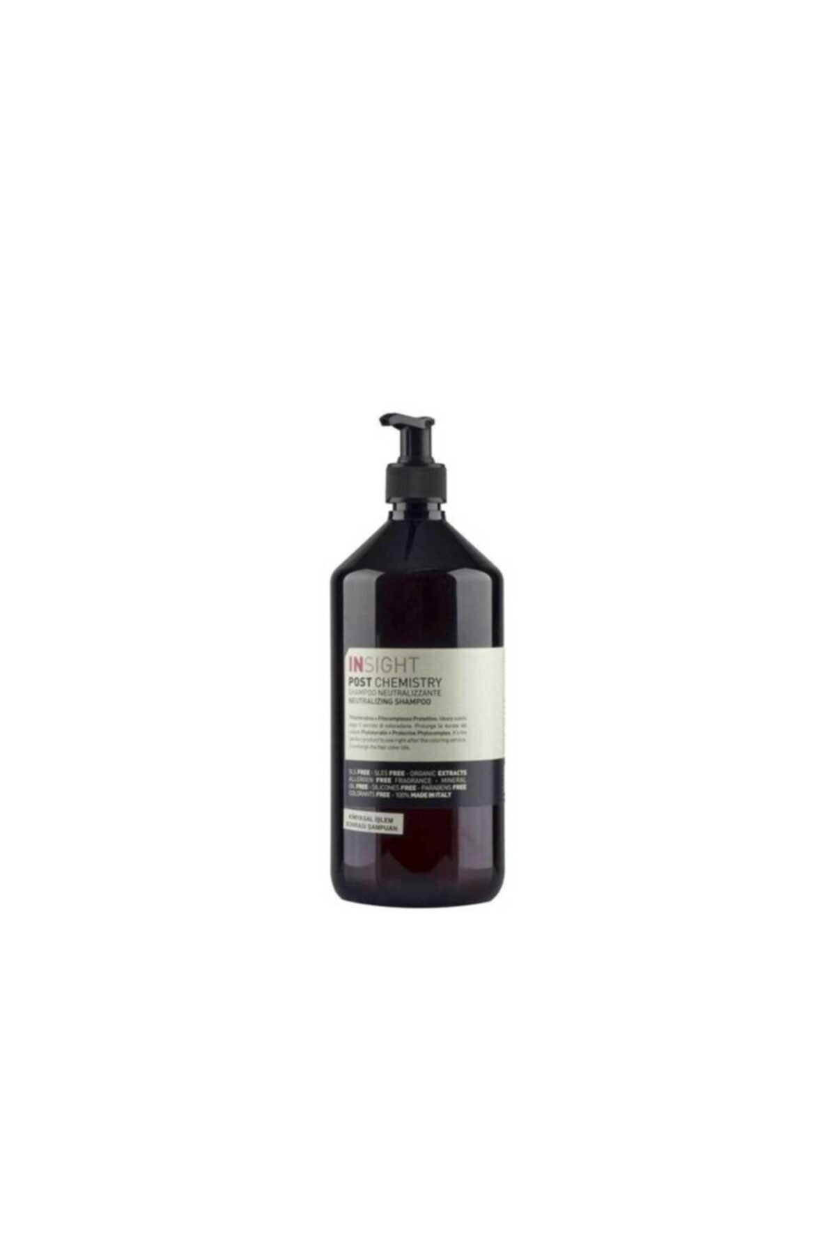 Insight Post Chemistry Neutralizing Kimyasal Işlem Sonrası Şampuan 900ml 8029352353963