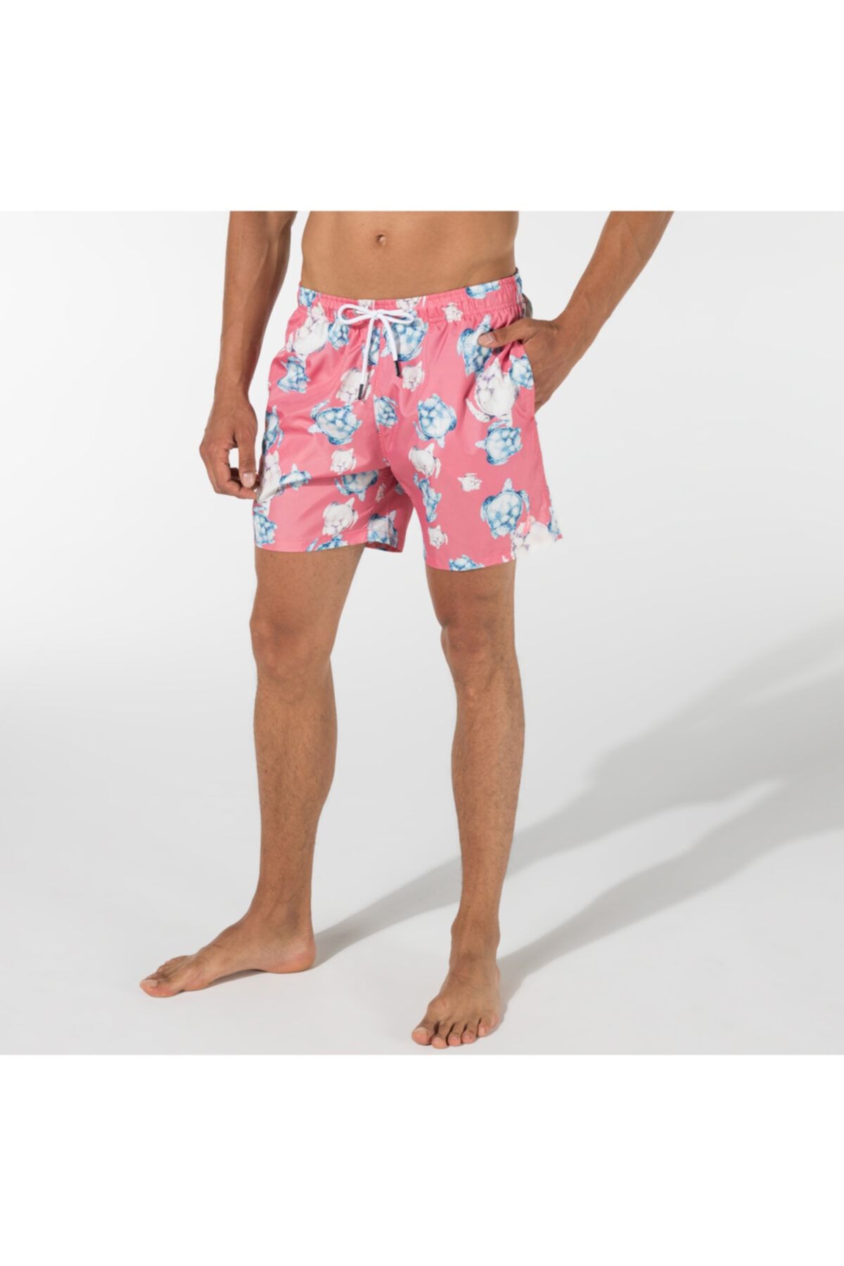 Nautica Erkek Pembe Şort Mayo T11155T
