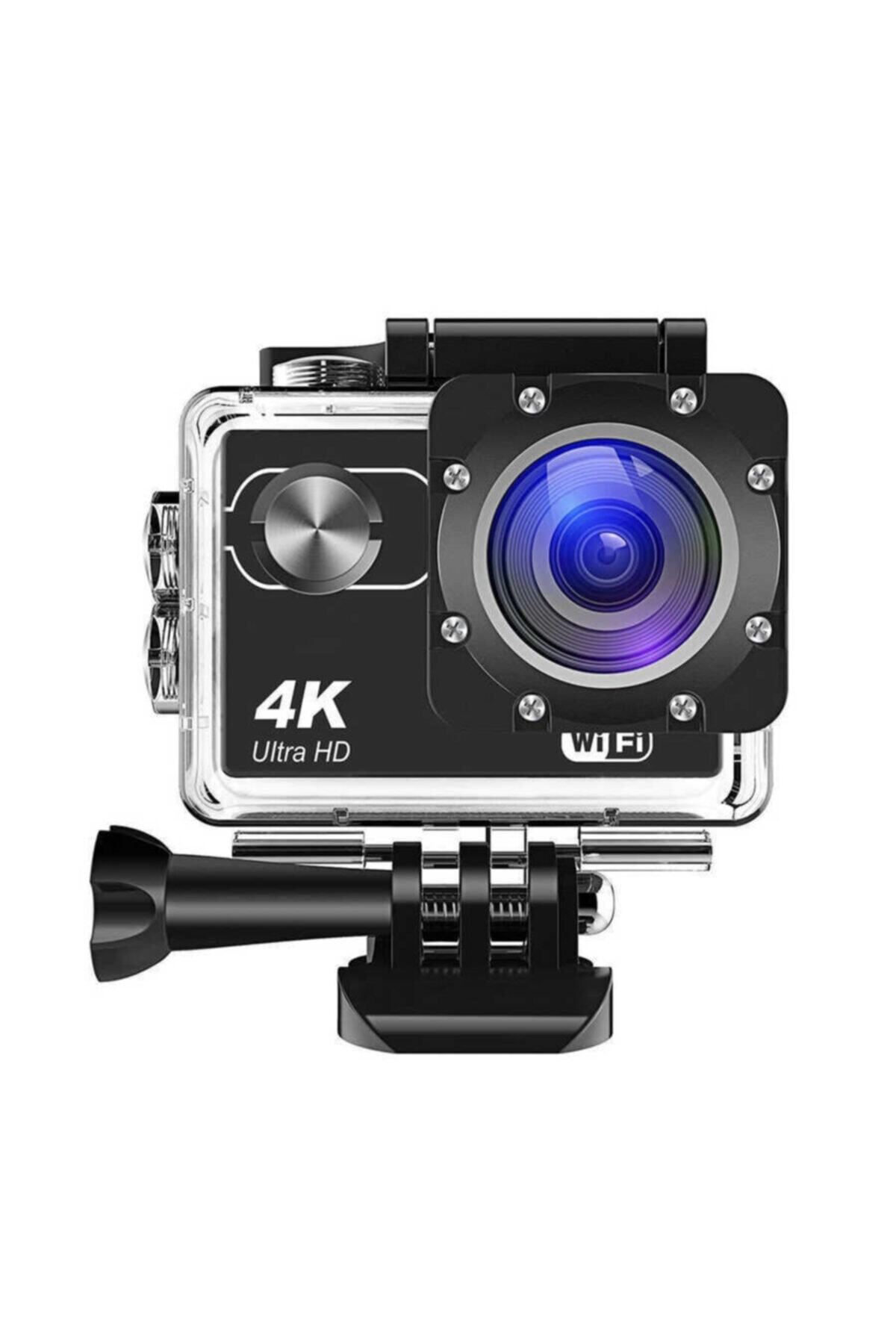 CepH Mikrofonlu 4k Uhd Aksiyon Kamerası Wi-fi Dahili Hoparlör Ausek At-q306