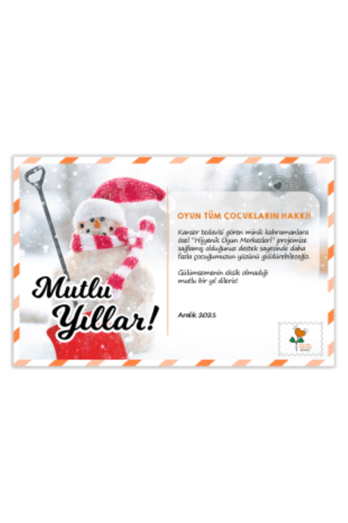 Gülmek İyileştirir Derneği - Kartpostal Dijital Destek Kartı 3