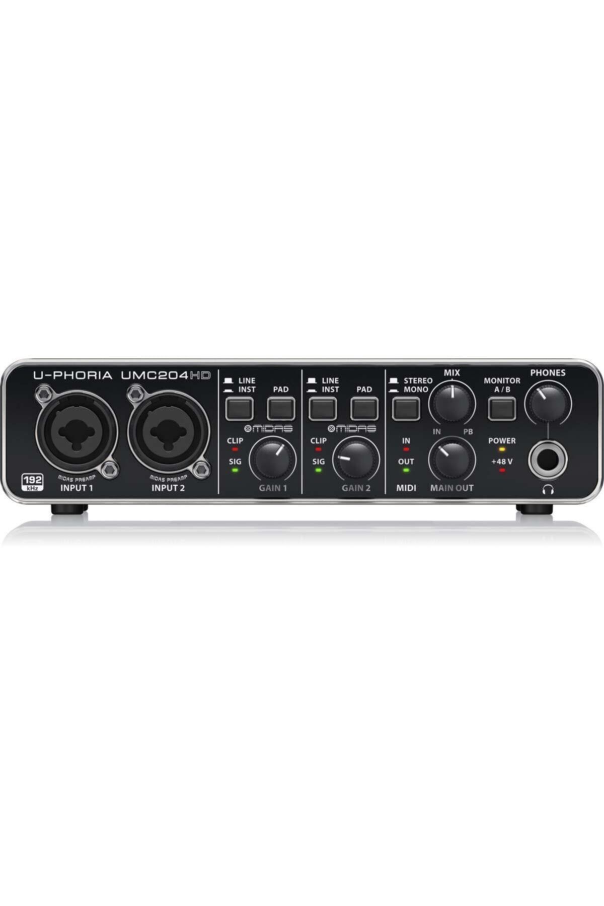 Behringer Umc204hd 24-bit/192khz 2x4 Usb Ses Kartı