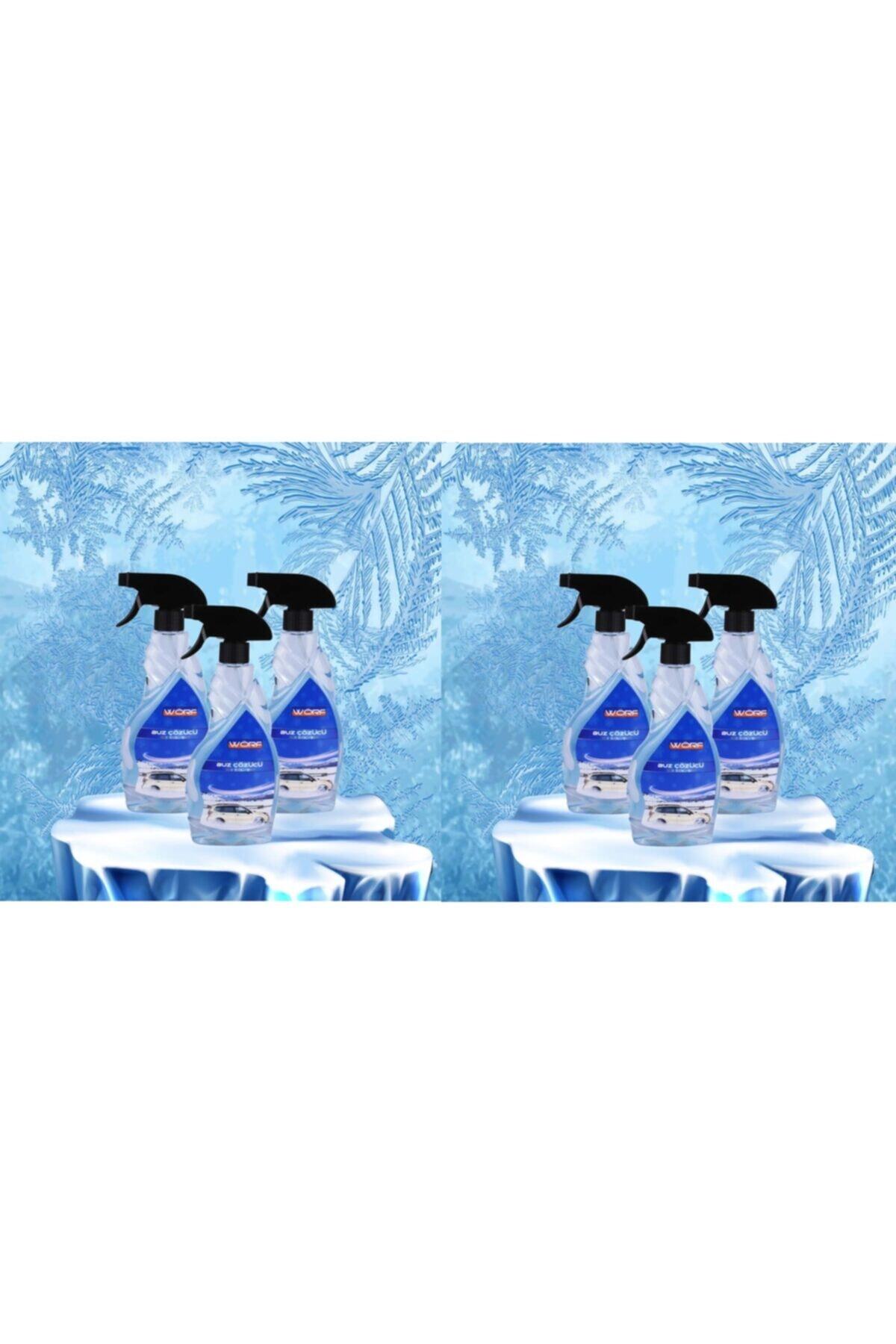 WÖRF Buz Çözücü Sprey 500 Ml. X 6 Adet Oto Cam Buz Çöz