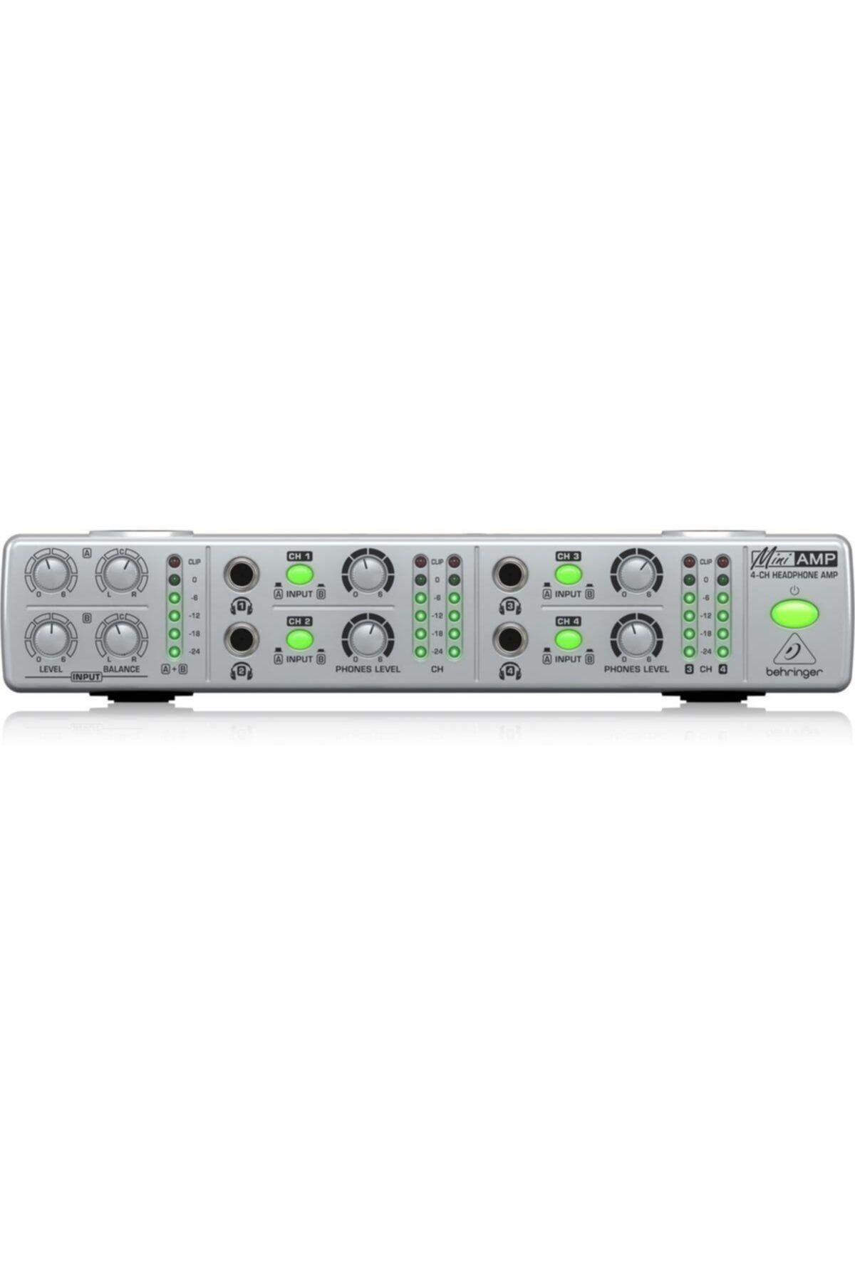 Behringer Amp800 4 Kanal Stereo Kulaklık Amplifikatörü