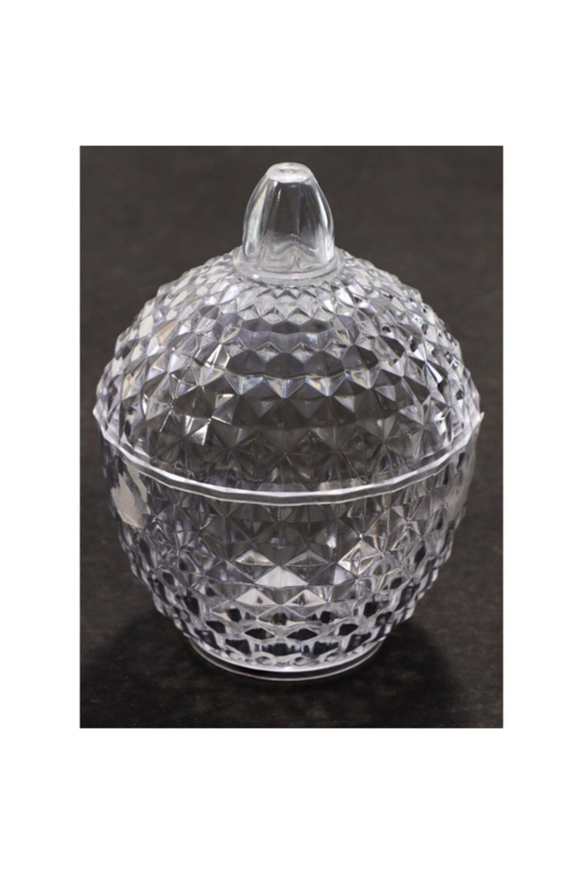 DUYOS Lüx 3lü Plastik Kristal Sunumluk