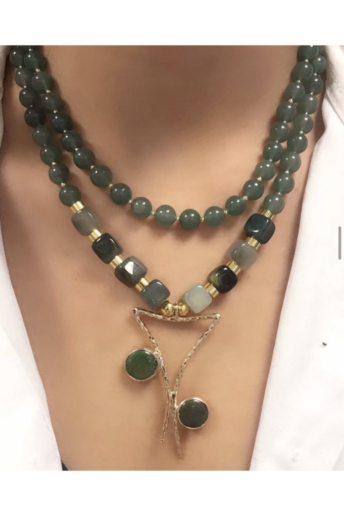 Takkı by Handan Aventurin Taşı Tasarım Kolye