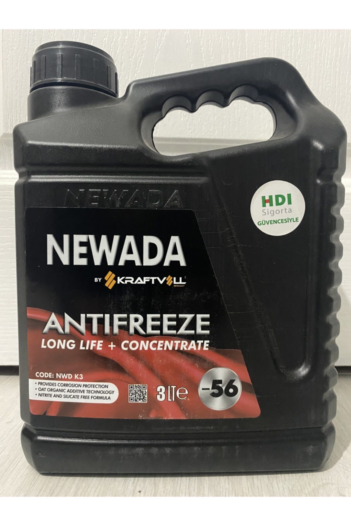NEWADA Kraftwoll Alman Malı Hdi Sigorta Kaskolu -56 Kırmızı Antifriz 3lt