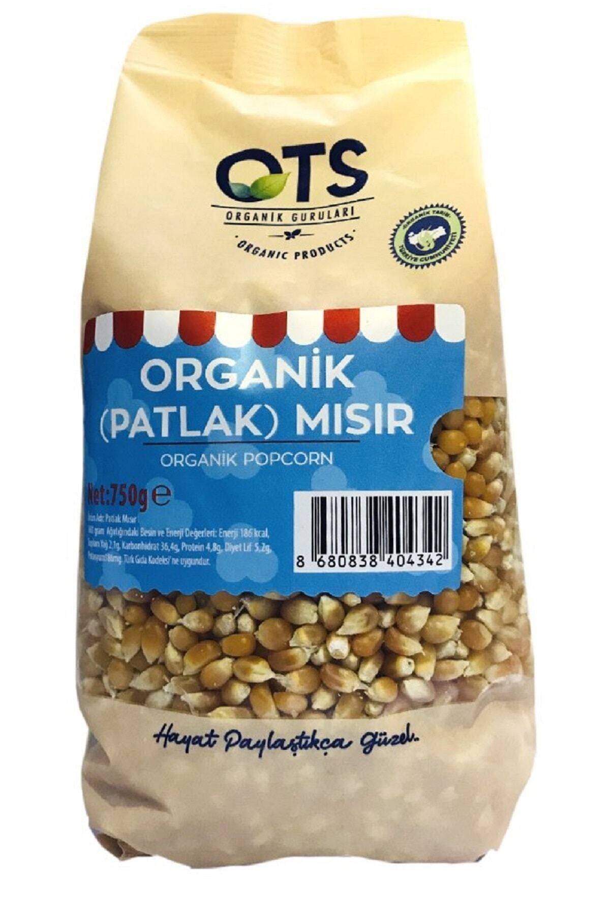 OTS Organik Mısır Gdo'suz - Patlak Popcorn