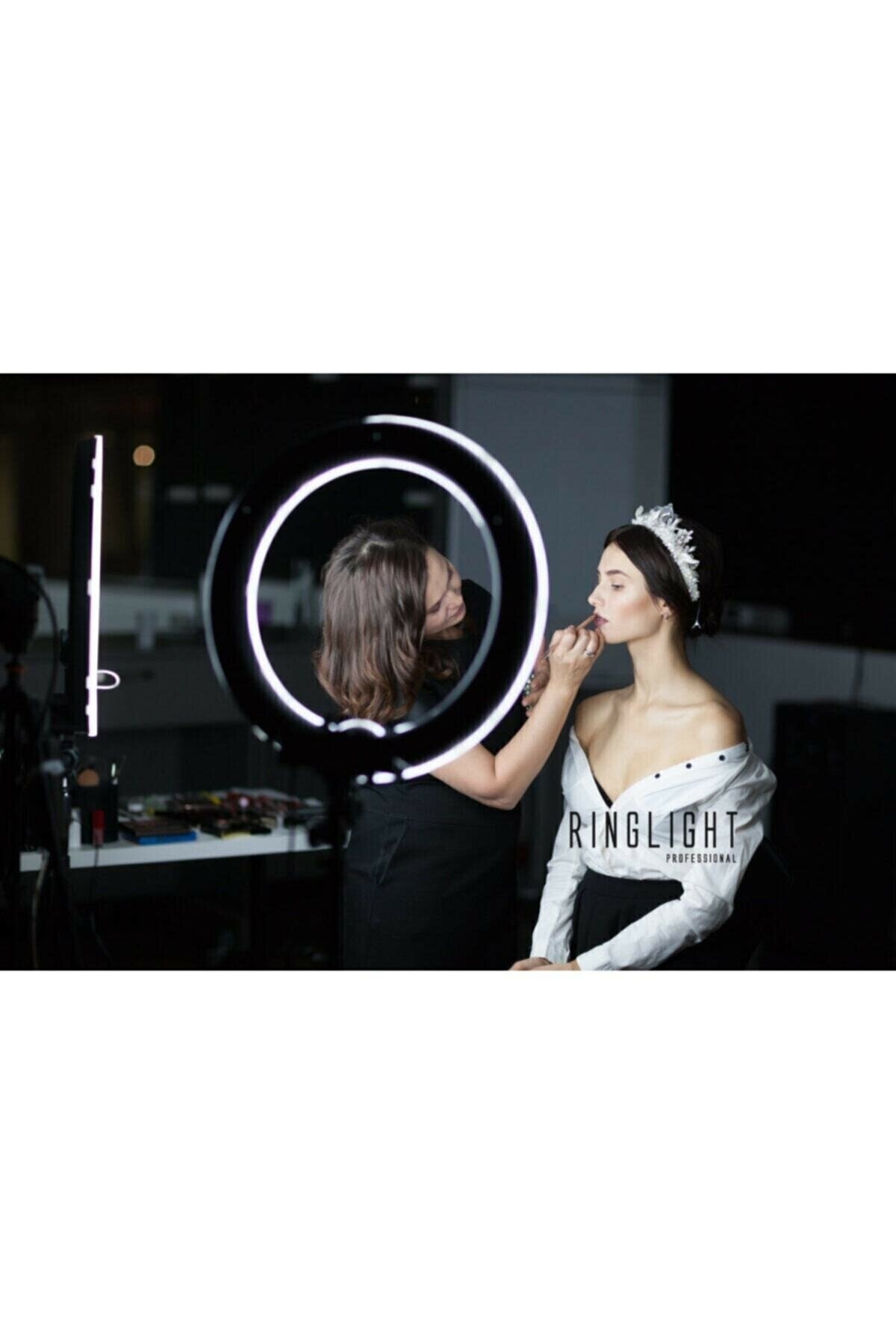 ELROND Ring Light Led Işık Halkası 21 Inç 54 cm Profesyonel Stüdyo Işığı Ve 210 cm Monopod Güzellik Merkezi