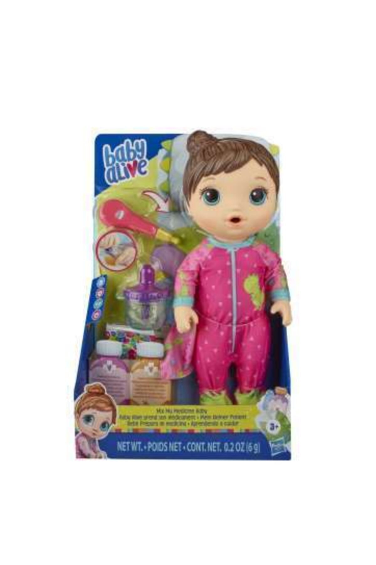 BRCTOPTAN E6942 Baby Alive Bebeğim Hasta Oldu - Kumral
