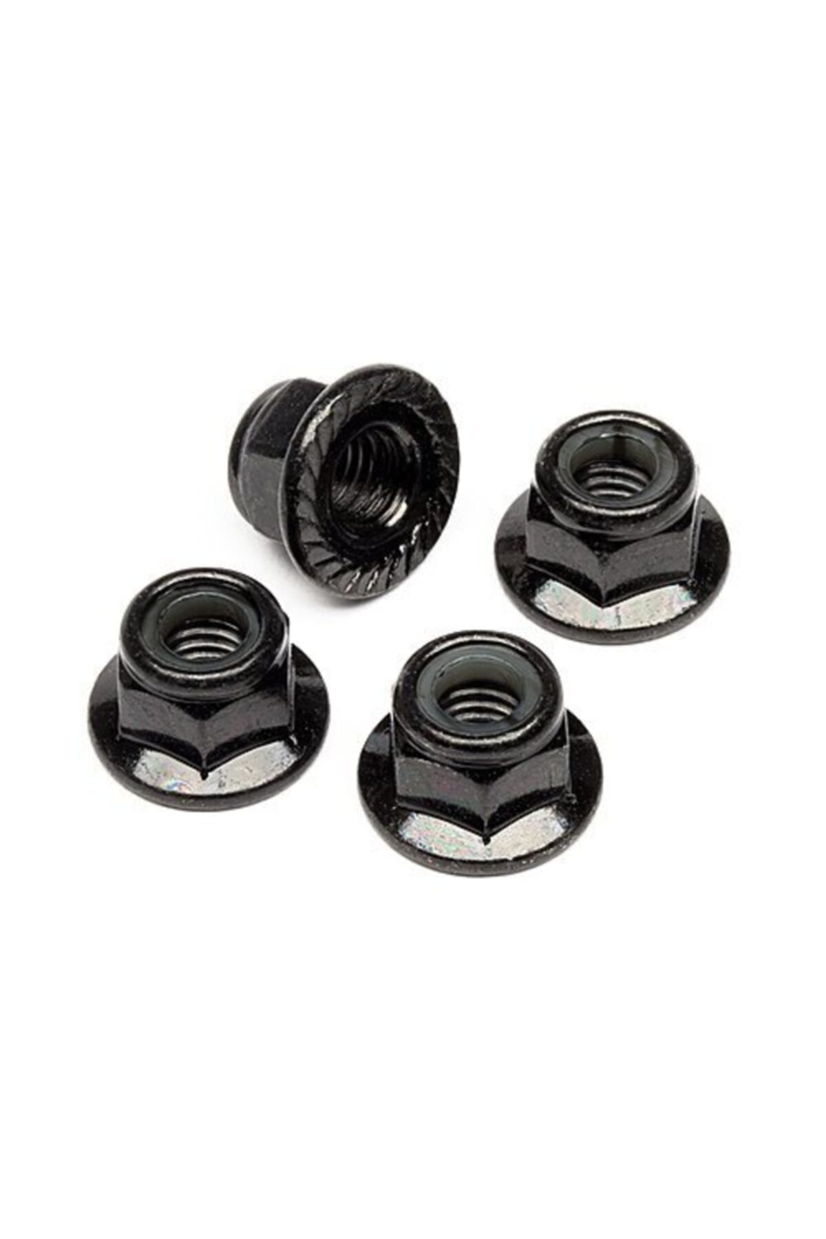 HPI Z682 Flanged Lock Nut M5 (BLACK/4PCS) 1/8 Cars