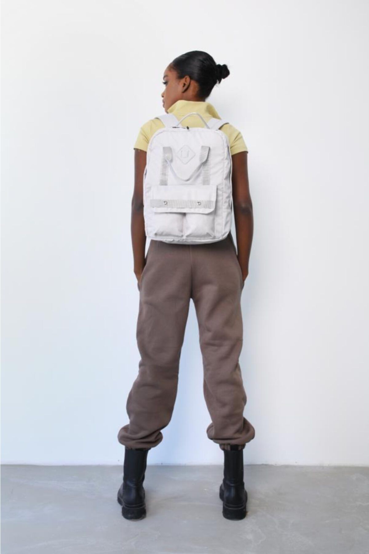 Shule Bags Unisex Çift Kulplu Sırt Çantası Shine Taş