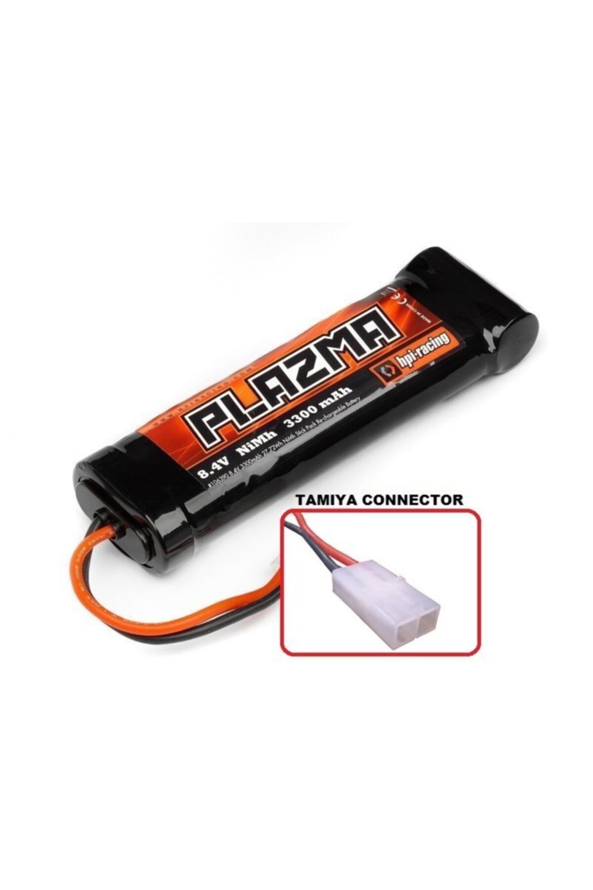 HPI 106390 Plazma 8.4v 3300mah Ni-mh Battery Pack (tamiya / Deans / Traxxas Connector)
