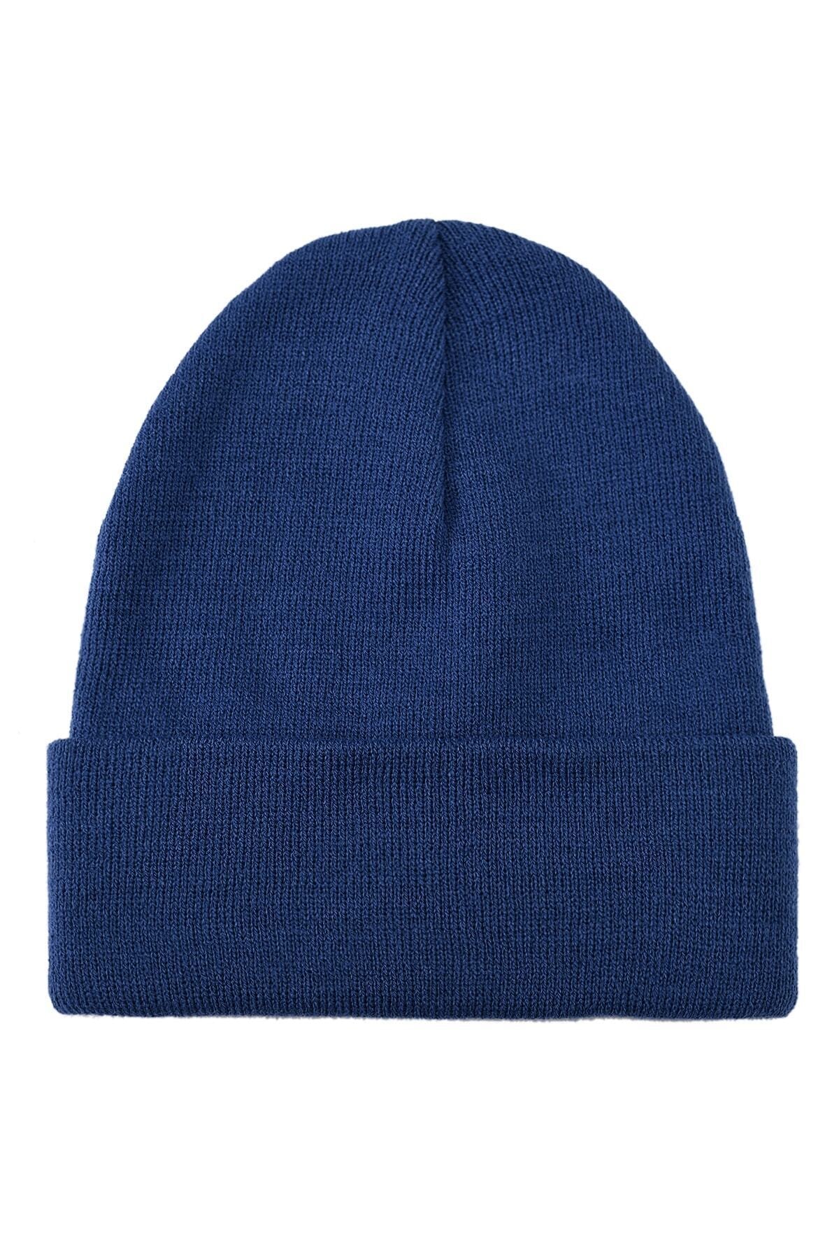 BabyCoco Basic Bere Triko Sonbahar Kışlık Indigo Unisex