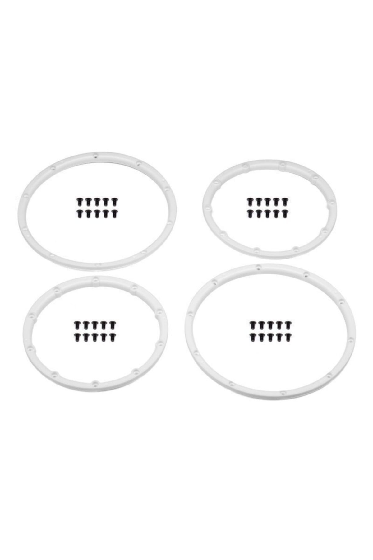 HPI 110545 Wheel Bead Lock Rıngs - whıte/for 2 Wheels - Baja 5