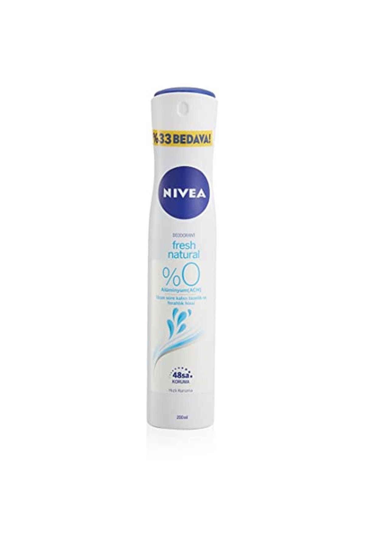 Nivea Fresh Natural Kadın Deodorant Sprey 200 ml