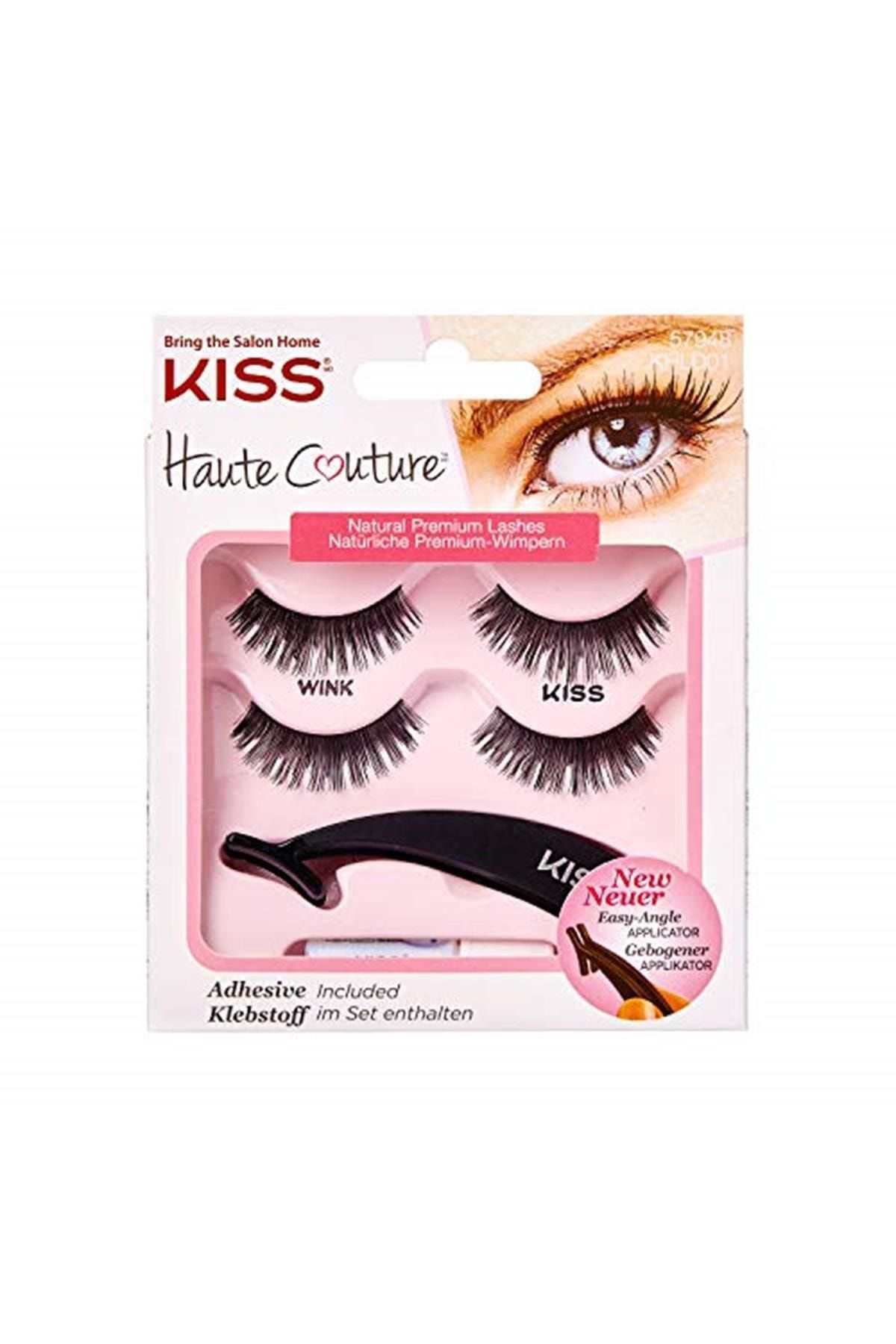 Kiss Khld01gt Haute Couture Duo Pack Lashes-wink 1 Paket