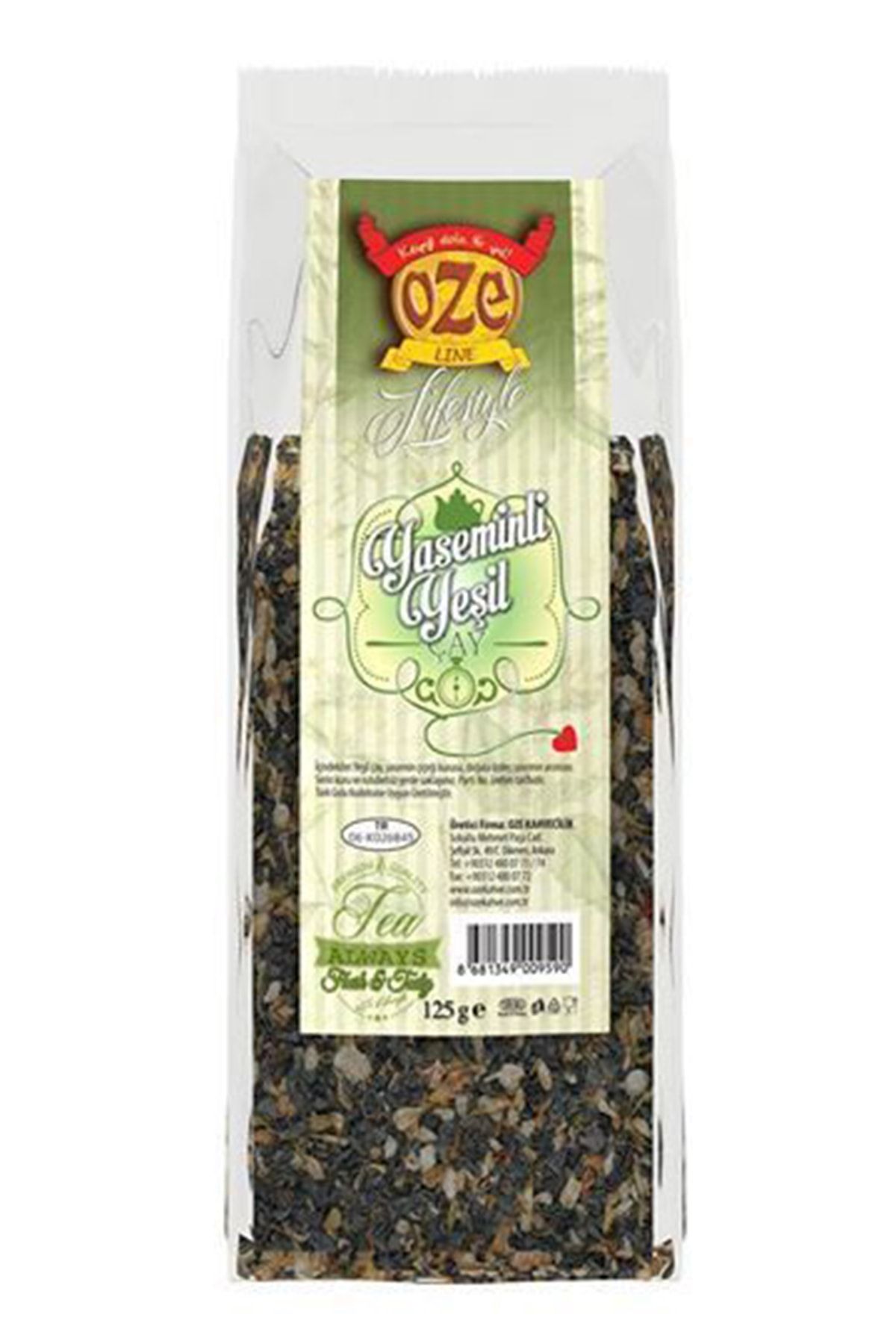 OZE KAHVE Yaseminli Yeşil Çay 125 Gr.