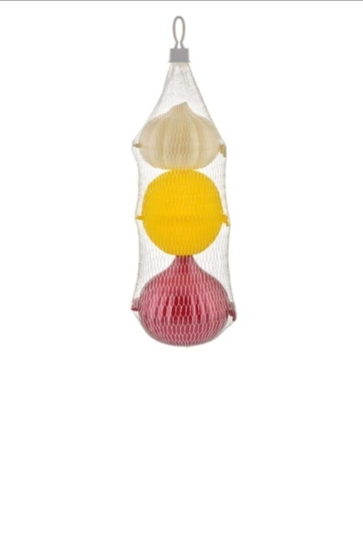 Lüx Plastik Sarımsak-soğan- Limon Saklama Kabı ( Fileli )
