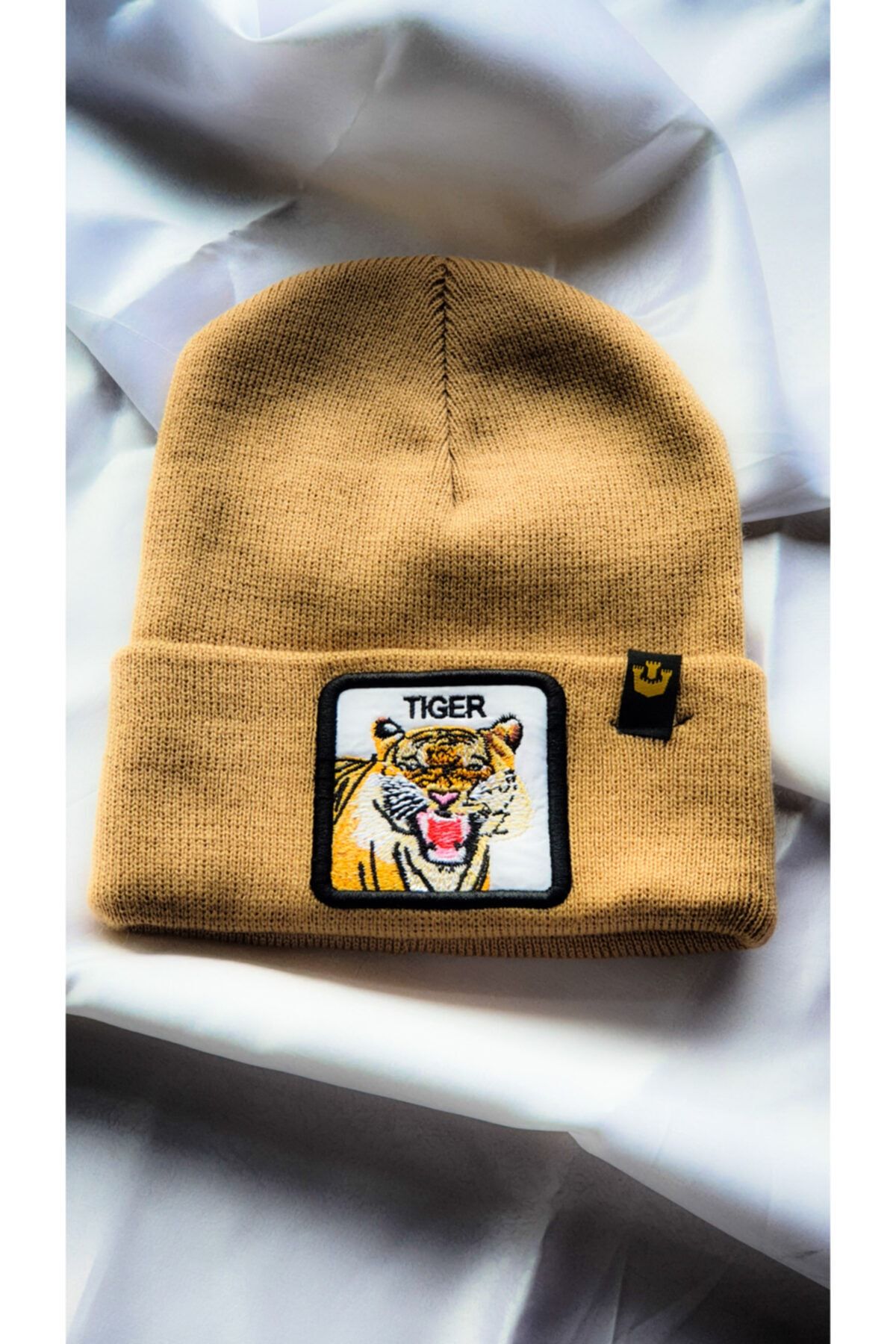 fullcontrol Unisex Kaplan Armalı Tiger Camel Basic Bere
