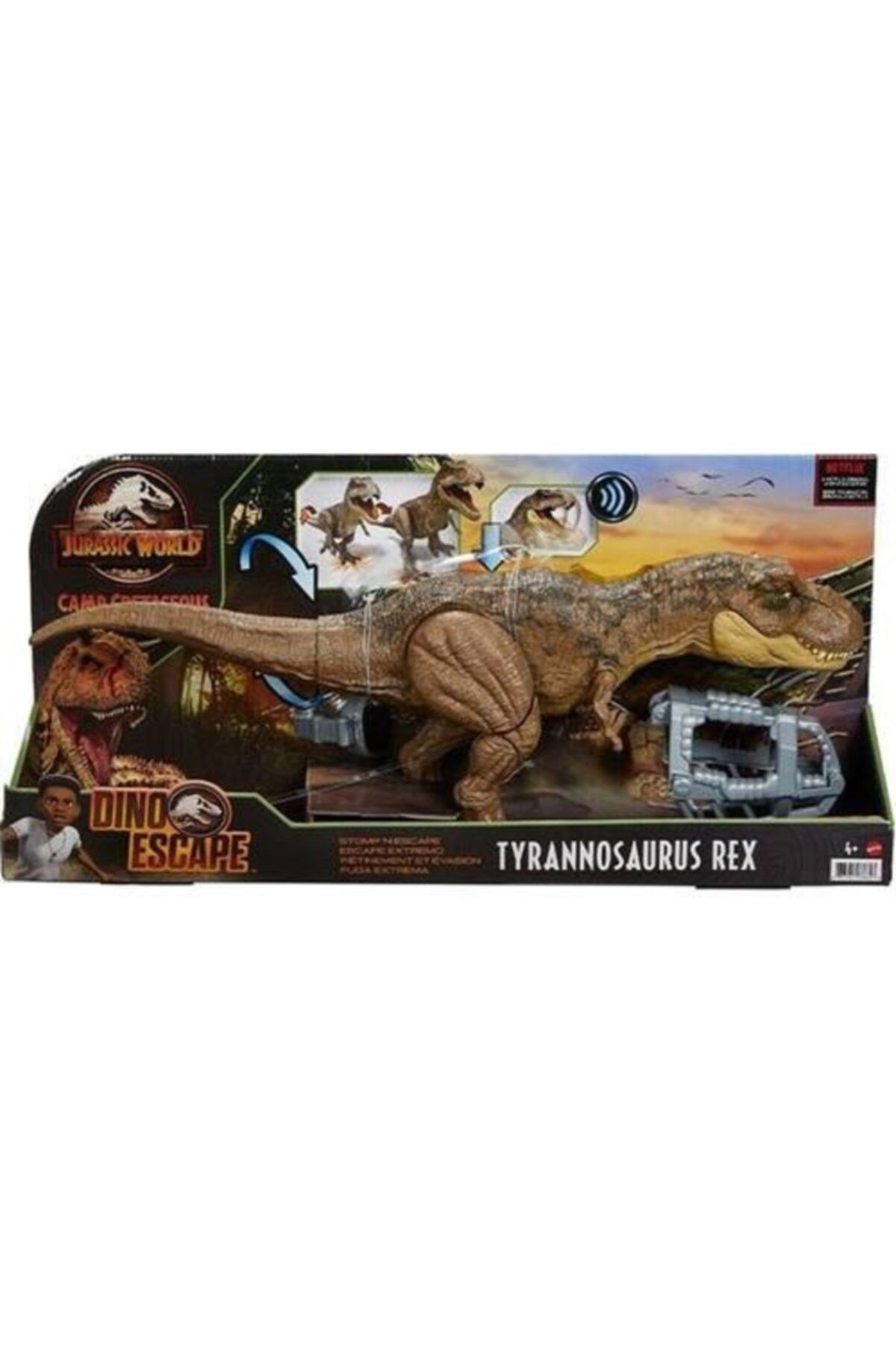 Jurasic World Jurassic World Yürüyen Mücadeleci T-rex Figürü Gwd67