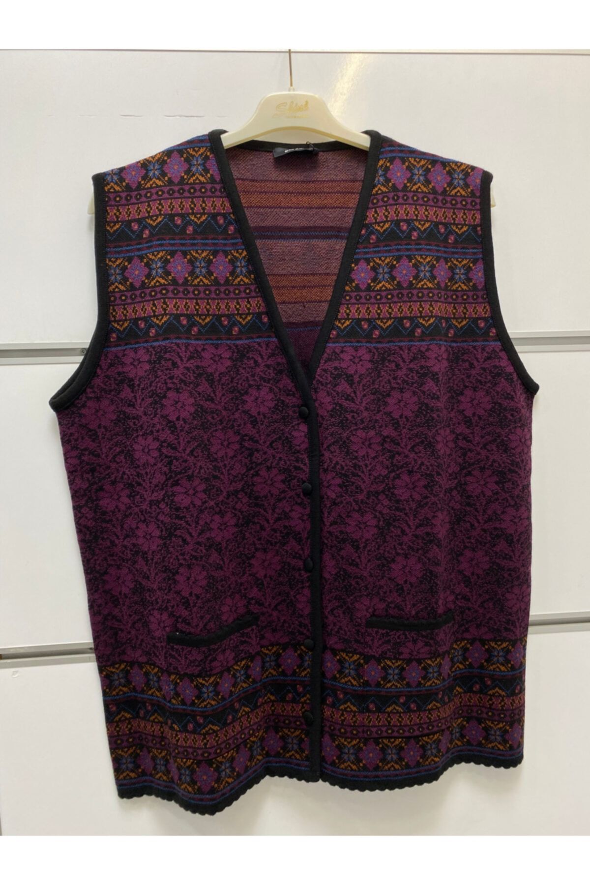 laradi Kilim Çelik Örgü Yelek 19 633