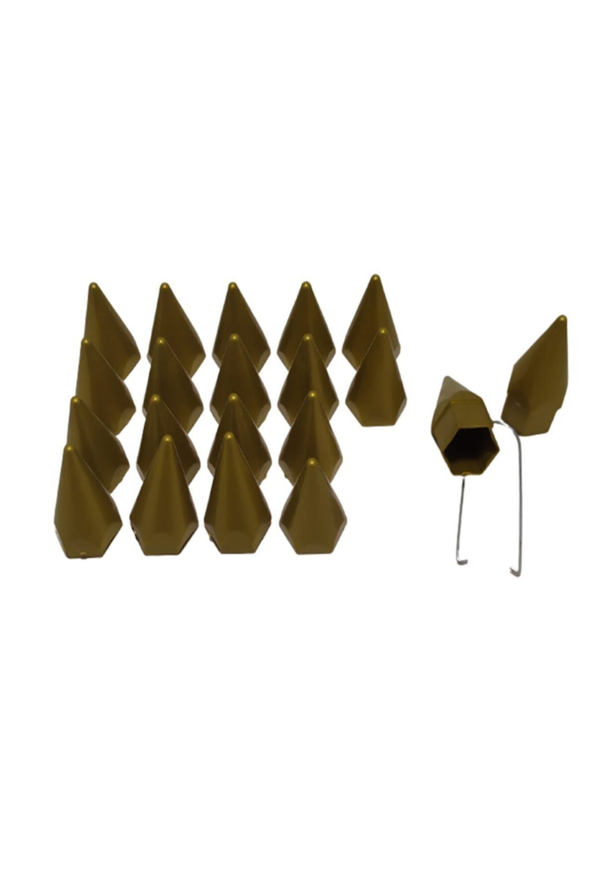 YAVAS OTO 17 Mm Bijon Kapak Sivri Gold