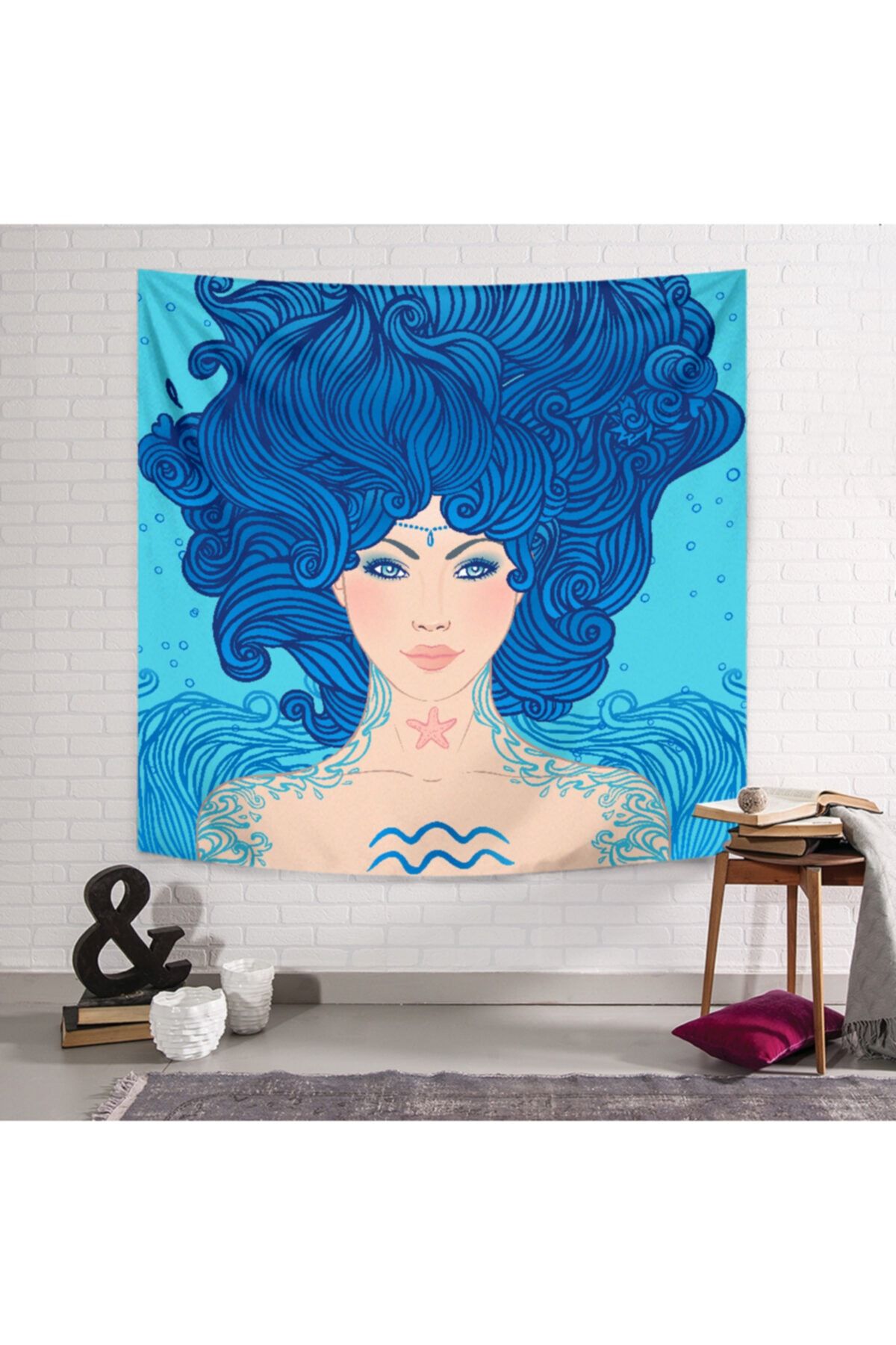 PASAJ HOME Zodiac Aquaris Duvar Örtüsü