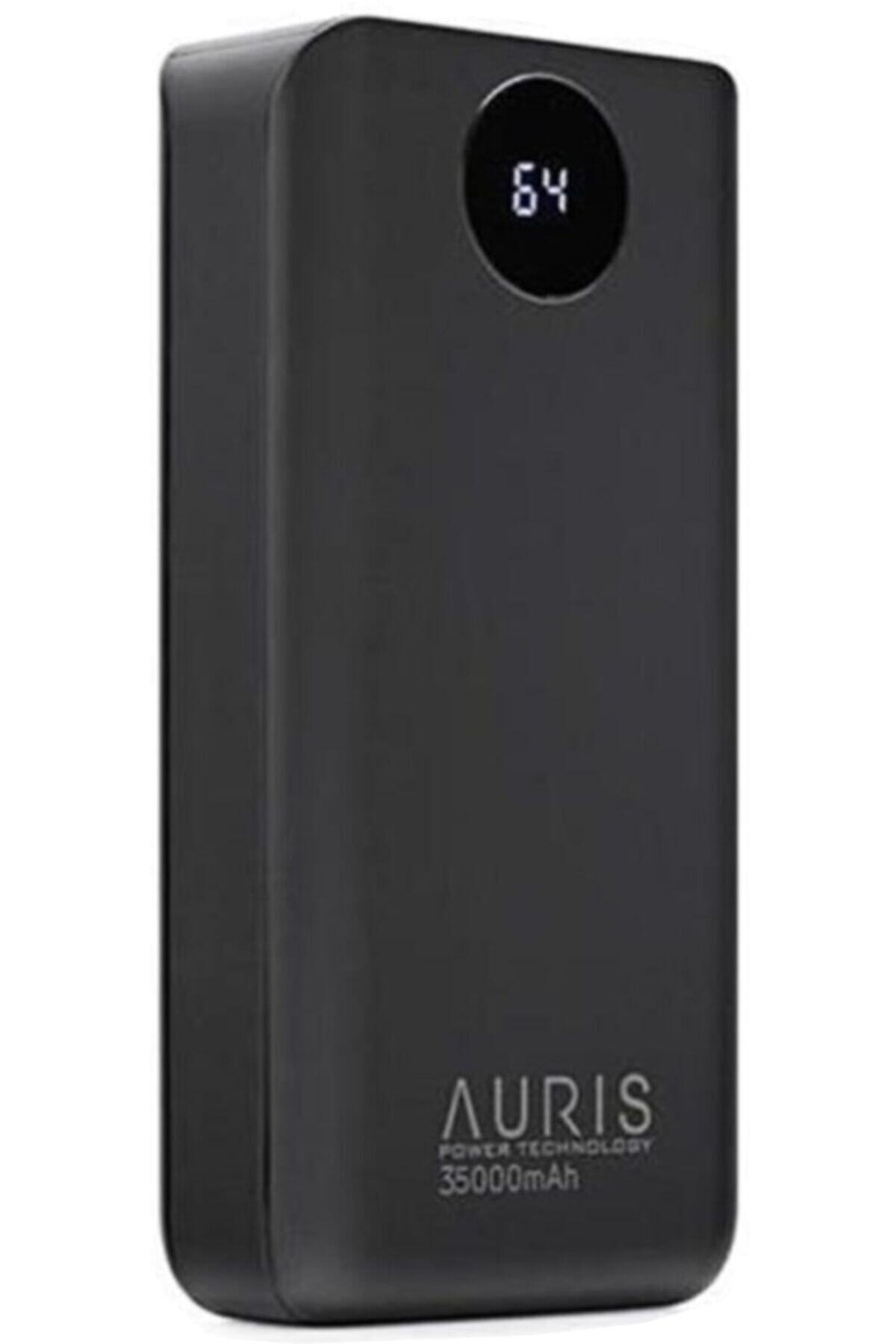 Auris 35000 Mah Powerbank Taşınabilir Hızlı Şarj Cihazı Type-c Micro Lightning Girişli Power Bank S