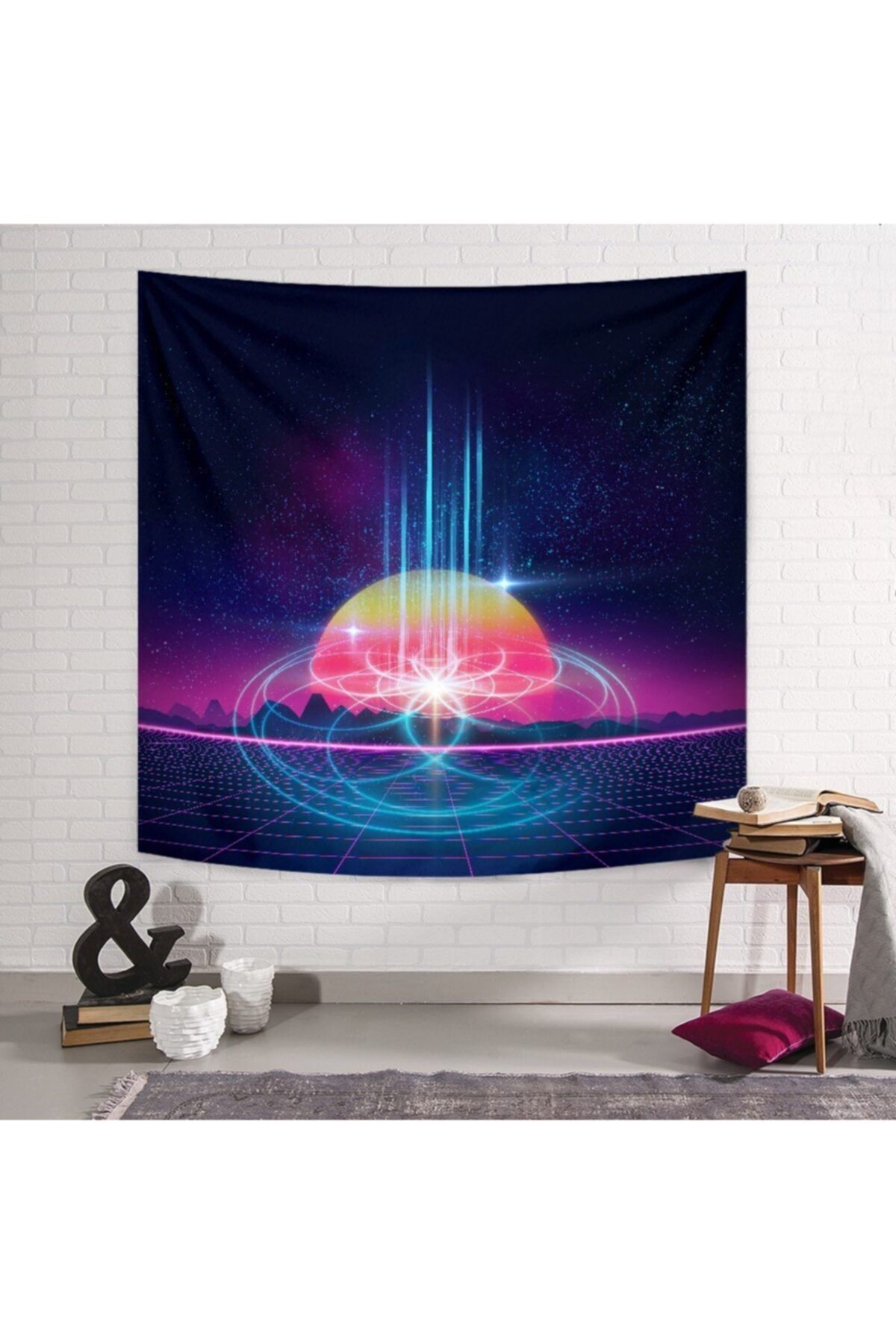 PASAJ HOME Synthwave Duvar Örtüsü