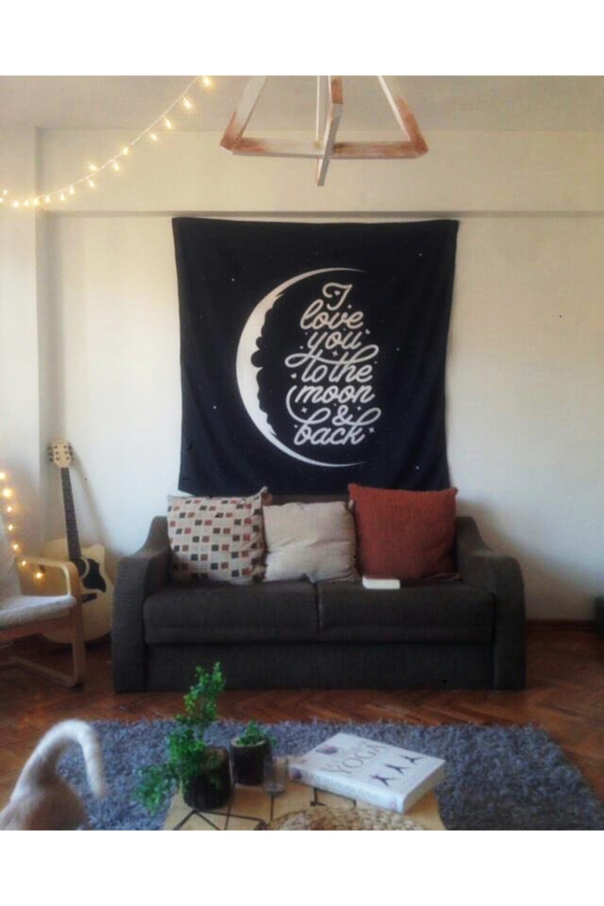 PASAJ HOME To The Moon & Back Duvar Örtüsü