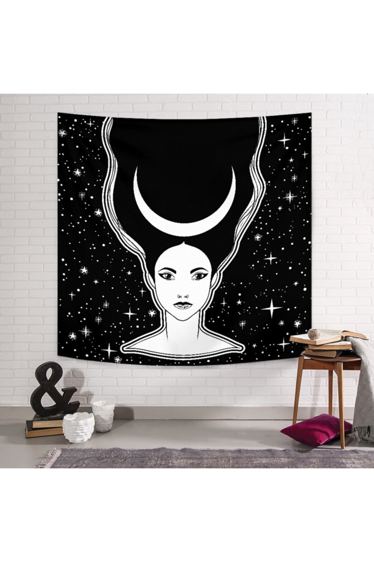 PASAJ HOME Moon Woman Duvar Örtüsü