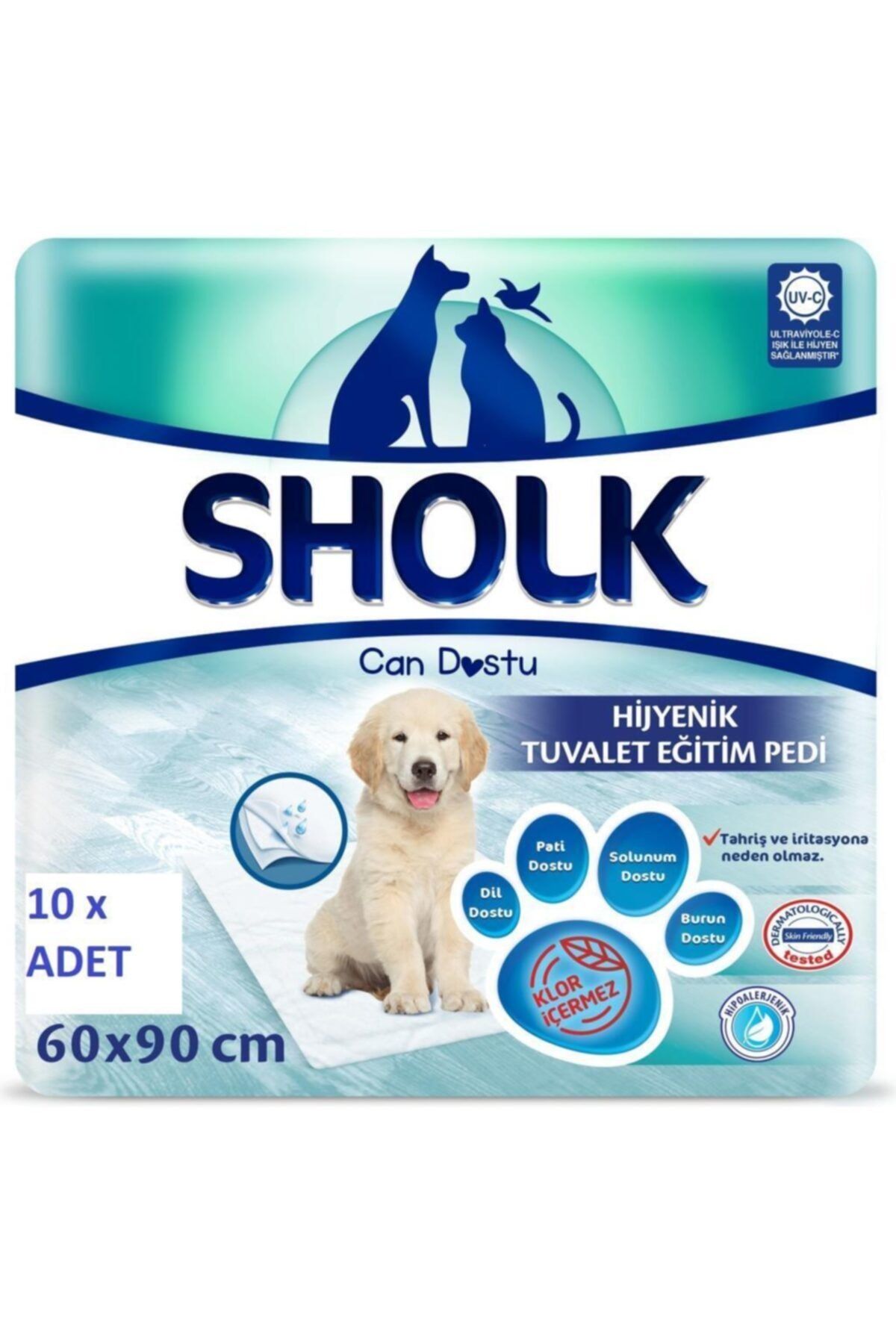 Sholk Eğitim Pedi 90x60 Cm 10 Lu