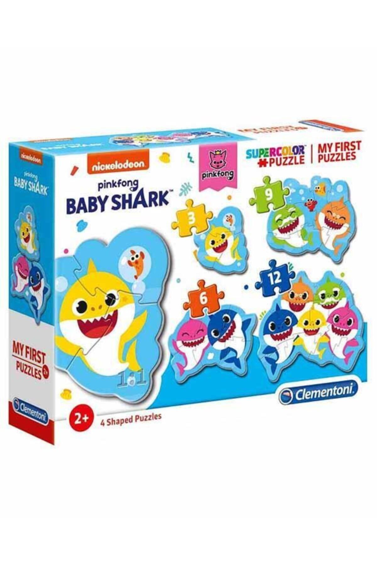 CLEMENTONI My First Puzzles - Baby Shark 4’lü Puzzle