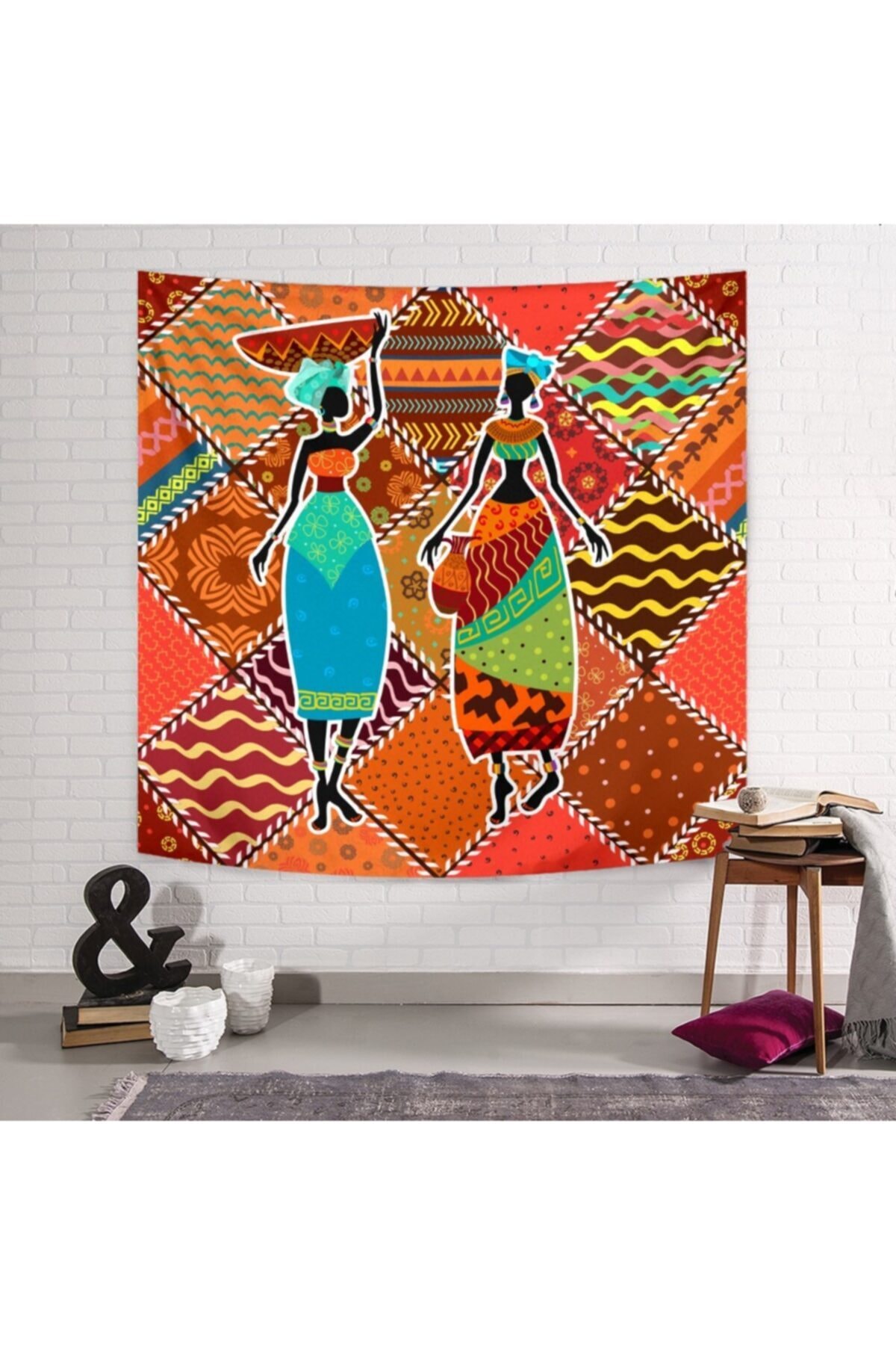 PASAJ HOME African Patchwork Duvar Örtüsü
