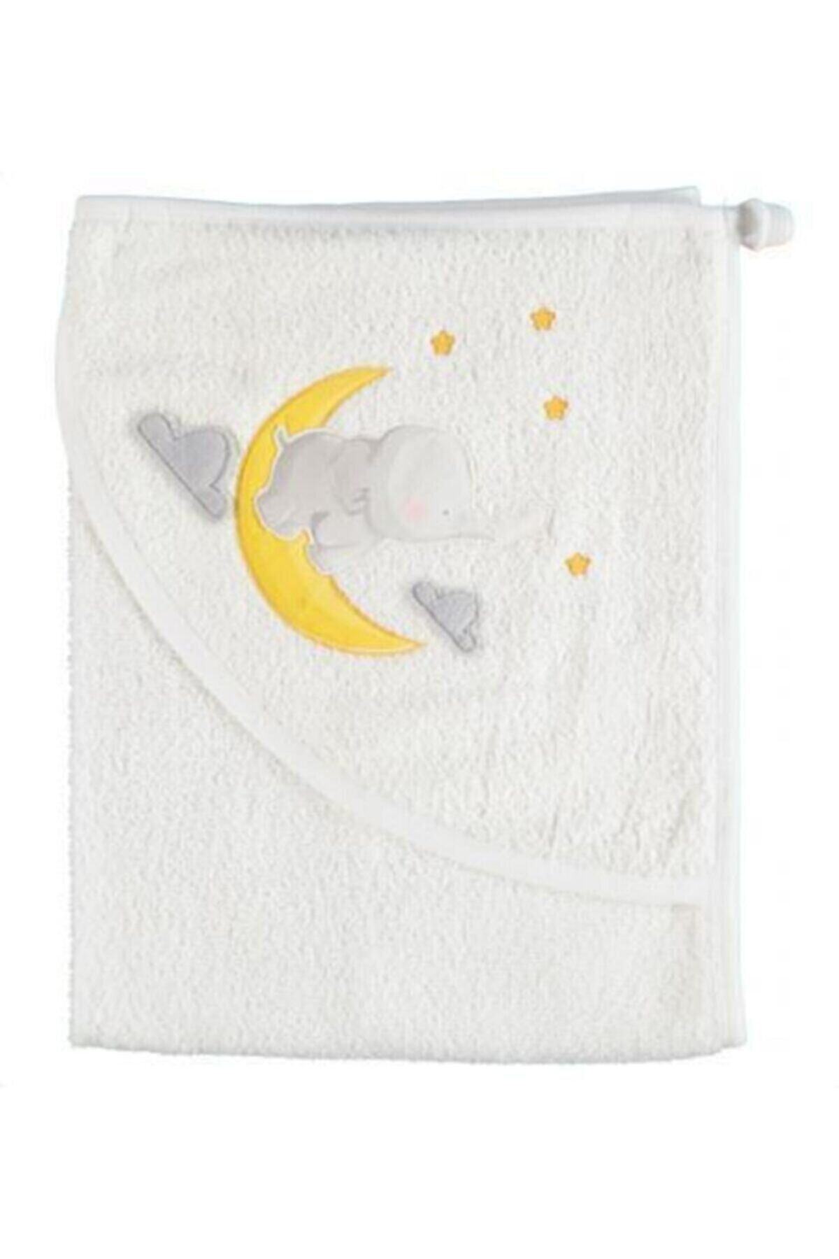 Bimini Unisex Bebek Ekru Star Night Silgi Havlu