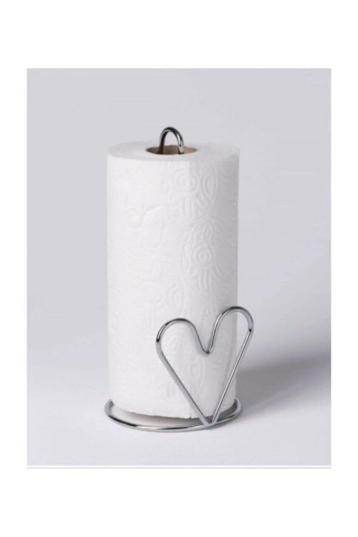 Krome Masaüstü Tezgah Üstü Kalpli Metal Kağıt Havluluk