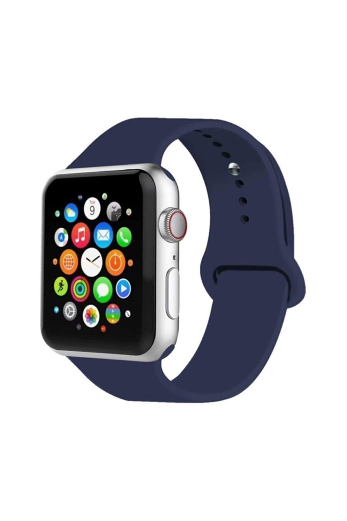 Teleface Apple Watch Kordon 7 Seri Uyumlu 45 Mm Silikon Kordon